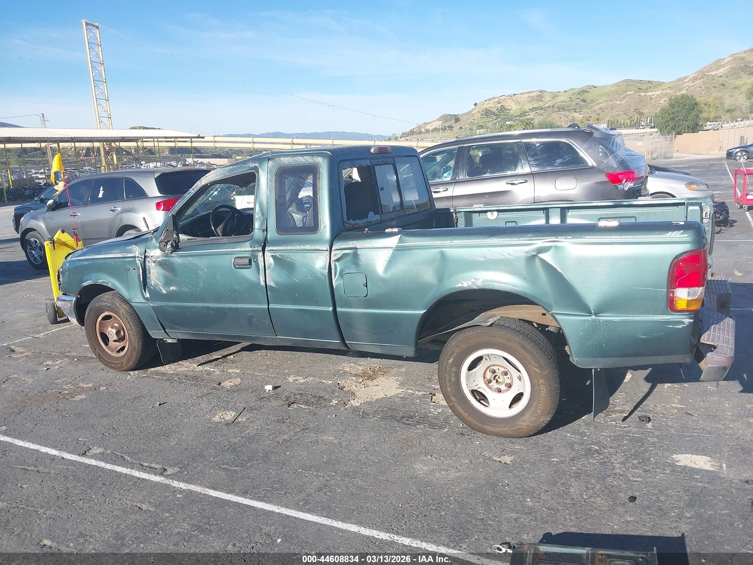 1995 Ford Ranger Super Cab Green vin: 1FTCR14X9SPA67089