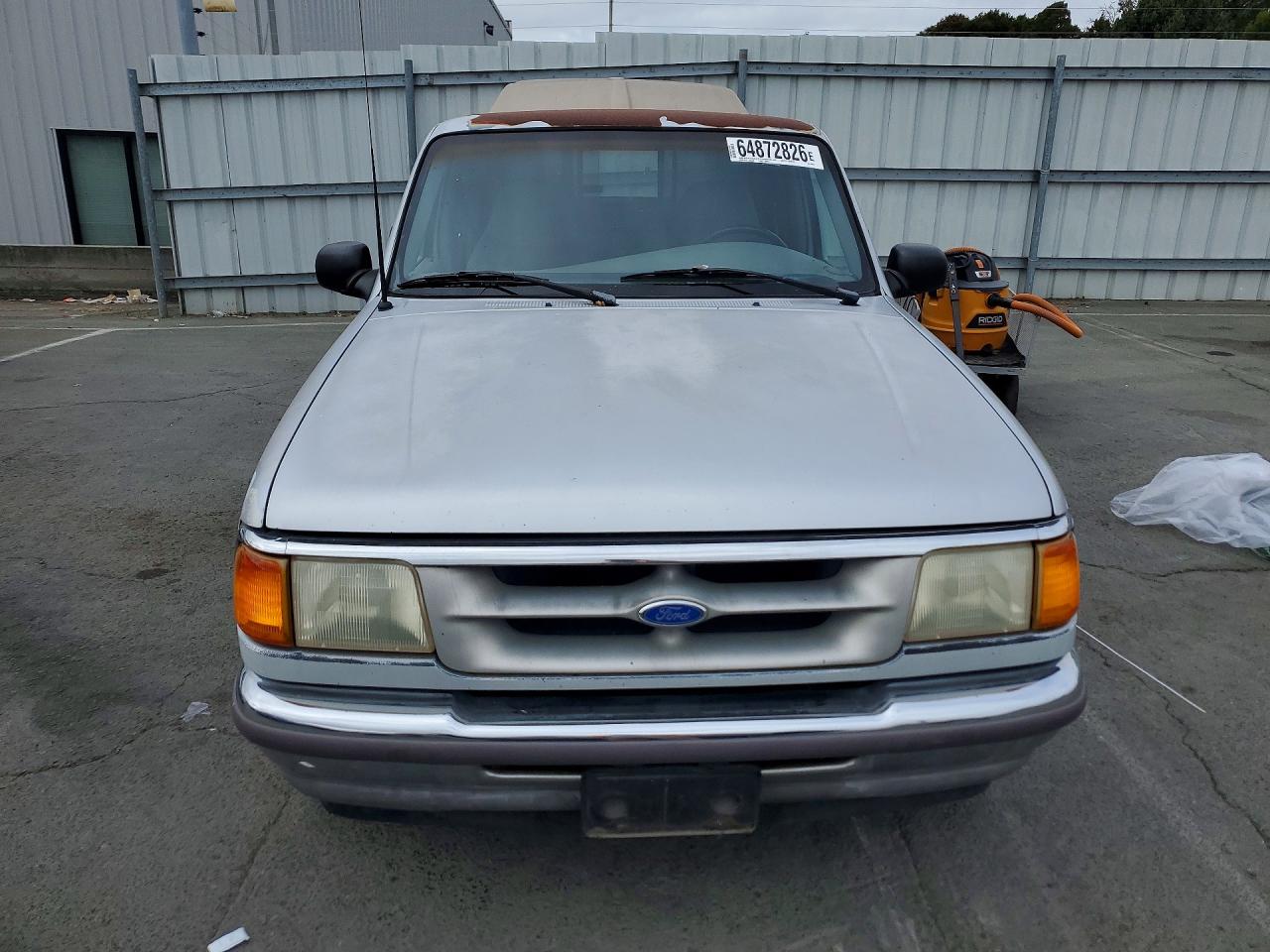 1995 Ford Ranger Super Cab Silver vin: 1FTCR14X9SPA96656