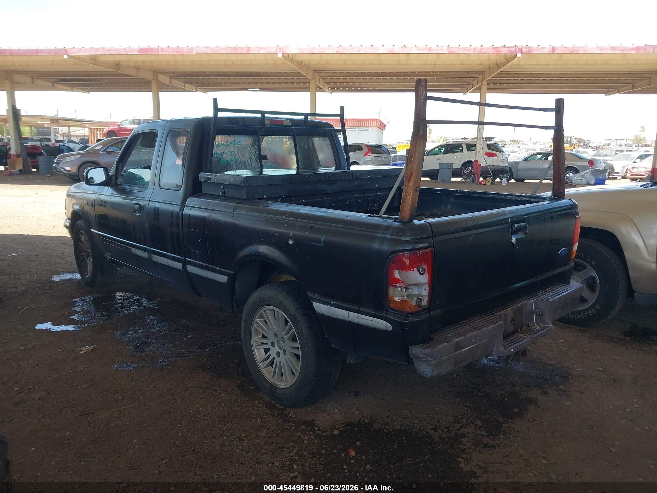 1995 Ford Ranger Super Cab Black vin: 1FTCR14X9SPB05050