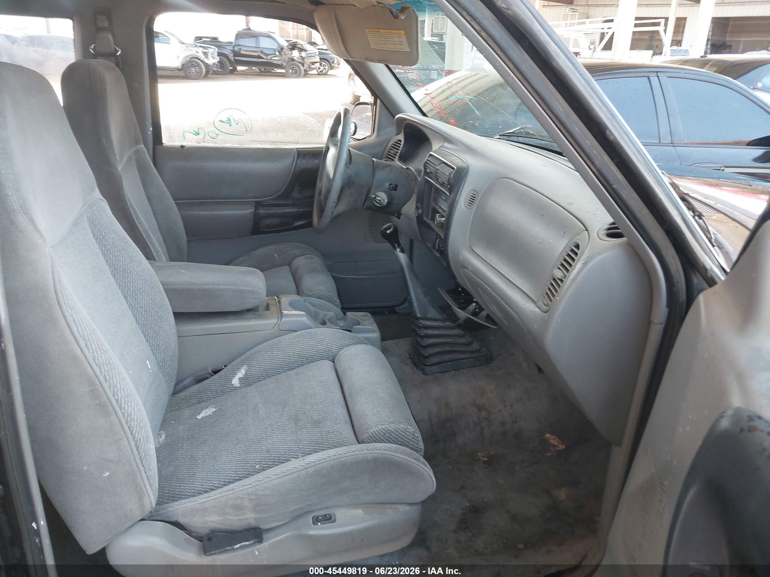 1995 Ford Ranger Super Cab Black vin: 1FTCR14X9SPB05050