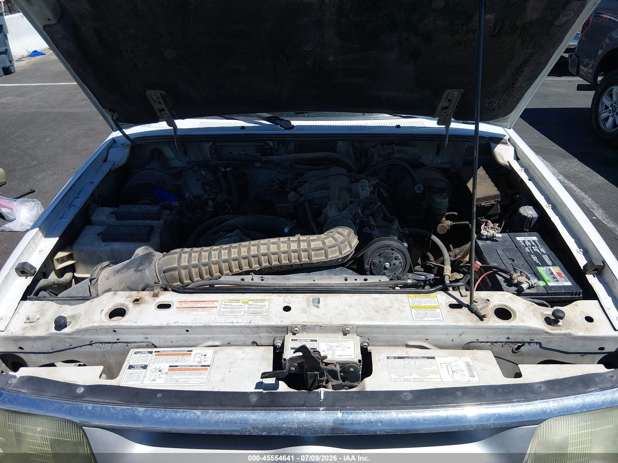 1997 Ford Ranger Splash/xlt Белый vin: 1FTCR14X9VPB41082