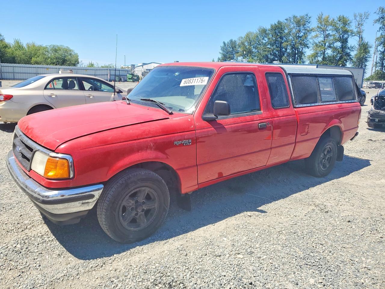 1995 Ford Ranger Super Cab Красный vin: 1FTCR14XXSPA49068