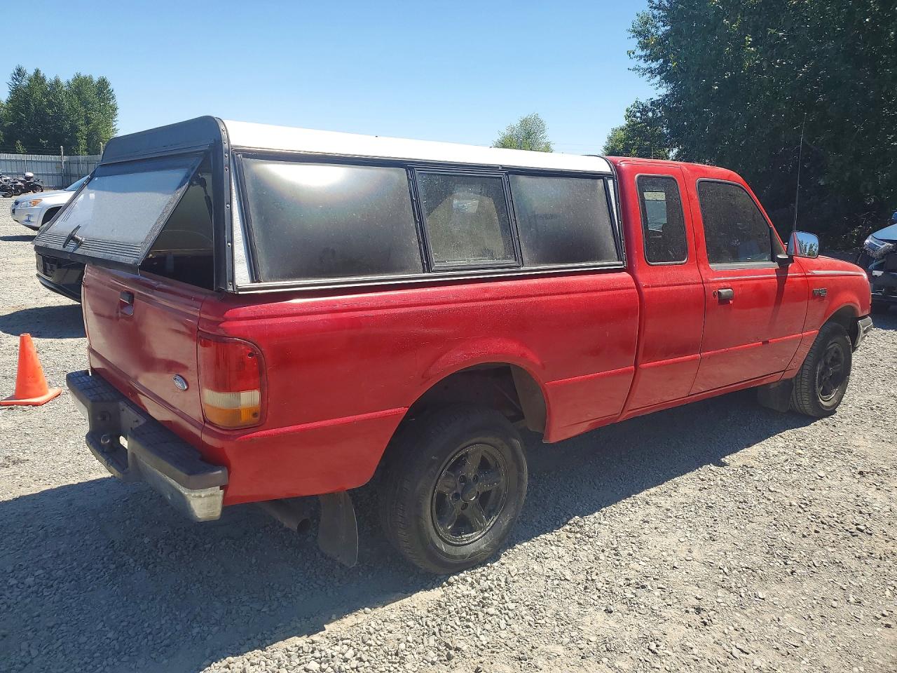 1995 Ford Ranger Super Cab Красный vin: 1FTCR14XXSPA49068