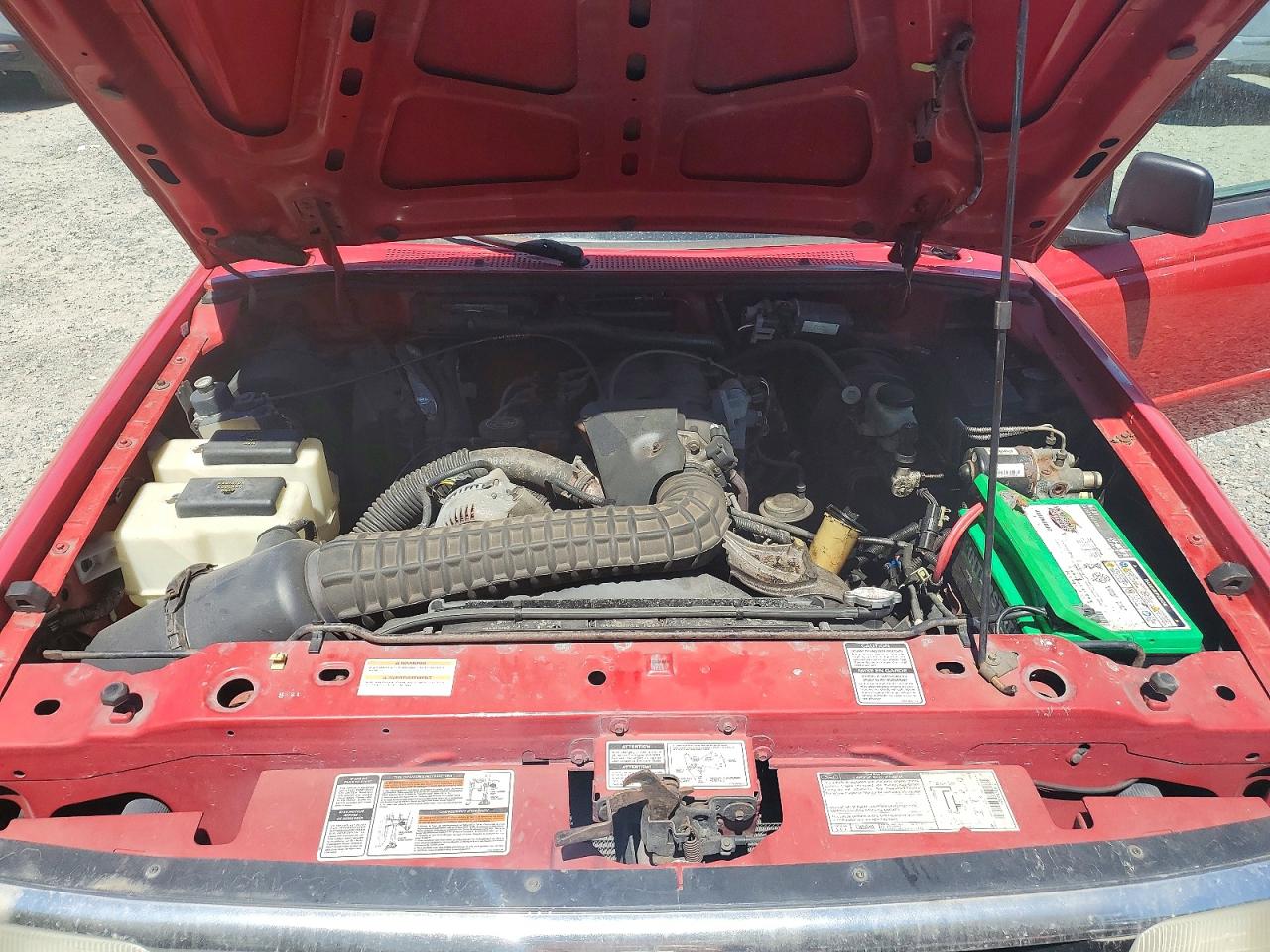 1995 Ford Ranger Super Cab Красный vin: 1FTCR14XXSPA49068