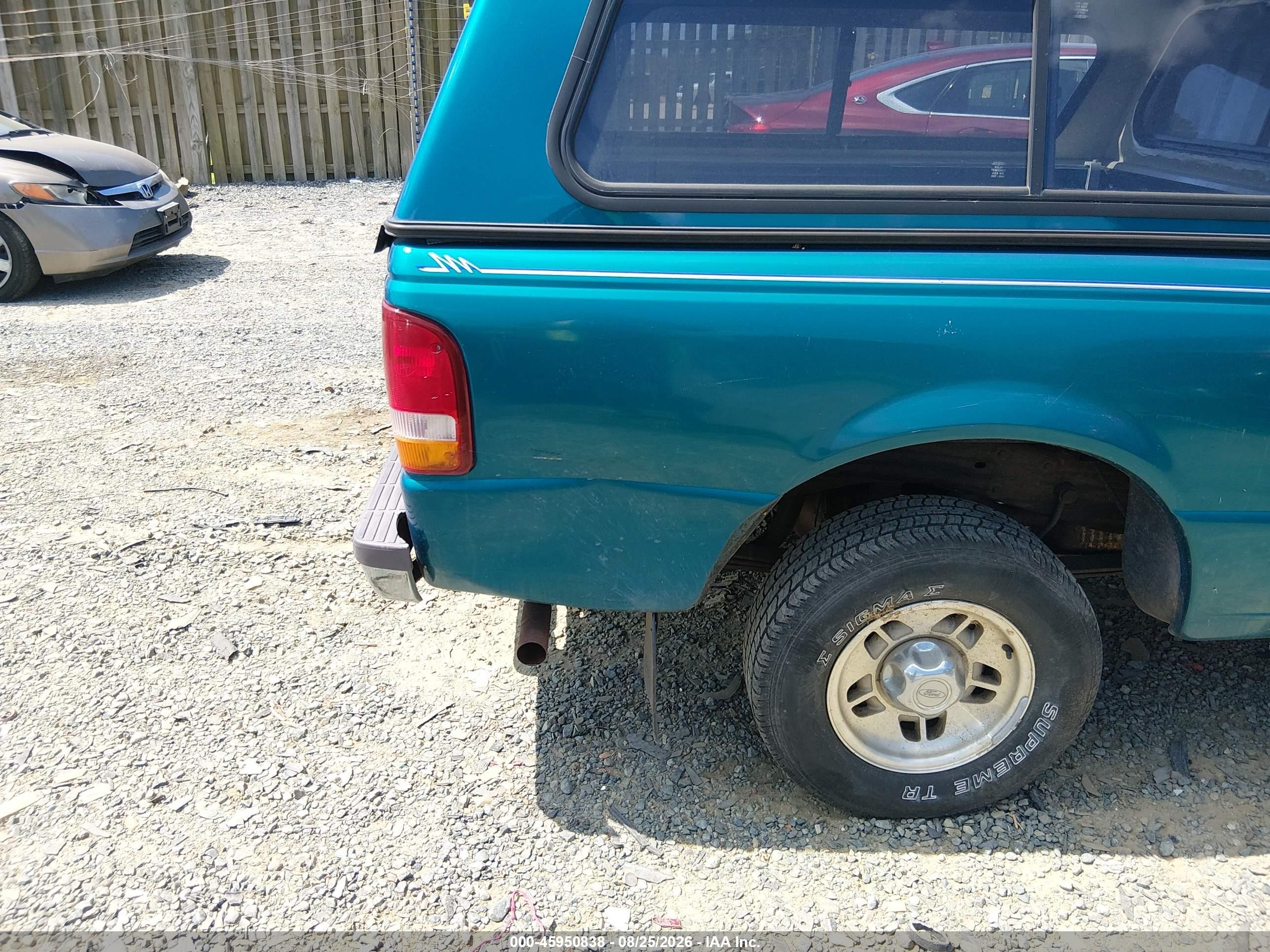 1995 Ford Ranger Super Cab Green vin: 1FTCR14XXSTA53130