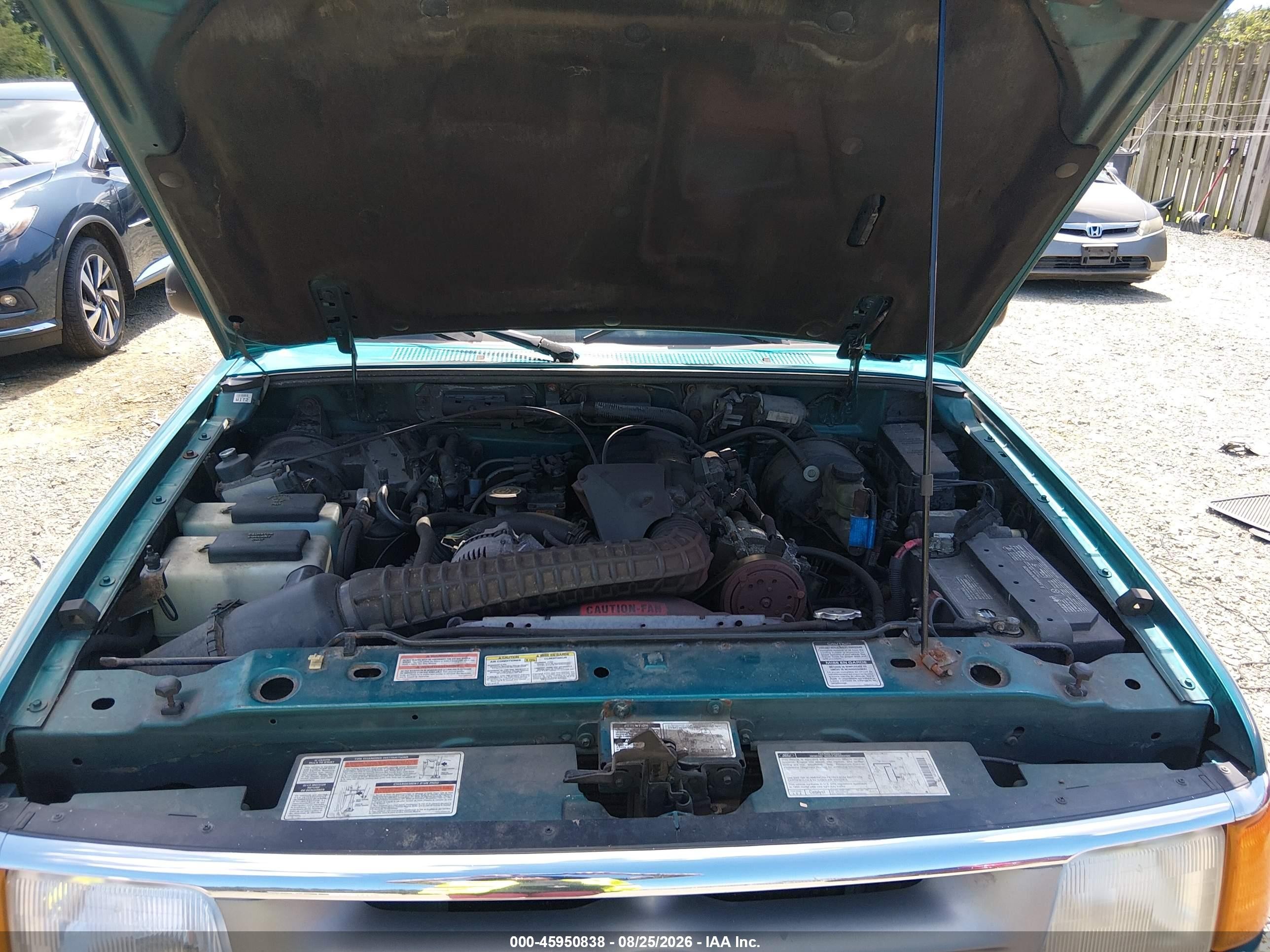 1995 Ford Ranger Super Cab Green vin: 1FTCR14XXSTA53130