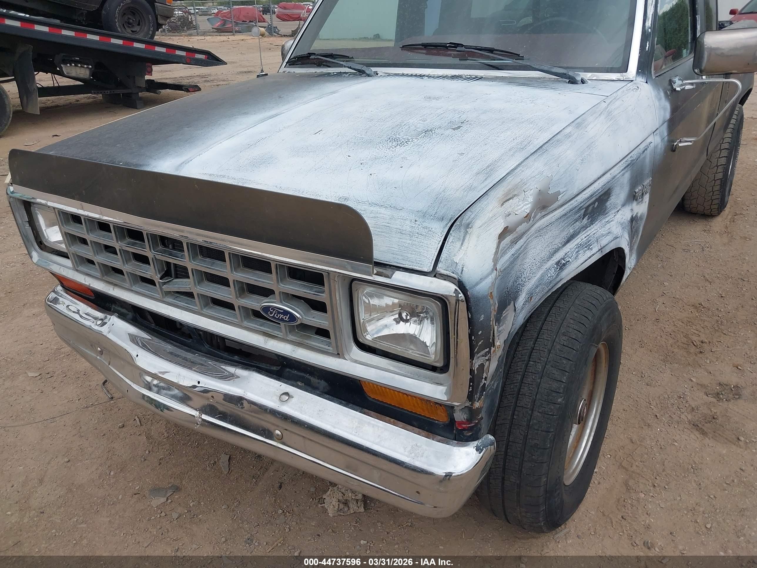 1987 Ford Ranger Super Cab Black vin: 1FTCR15T1HPA24743