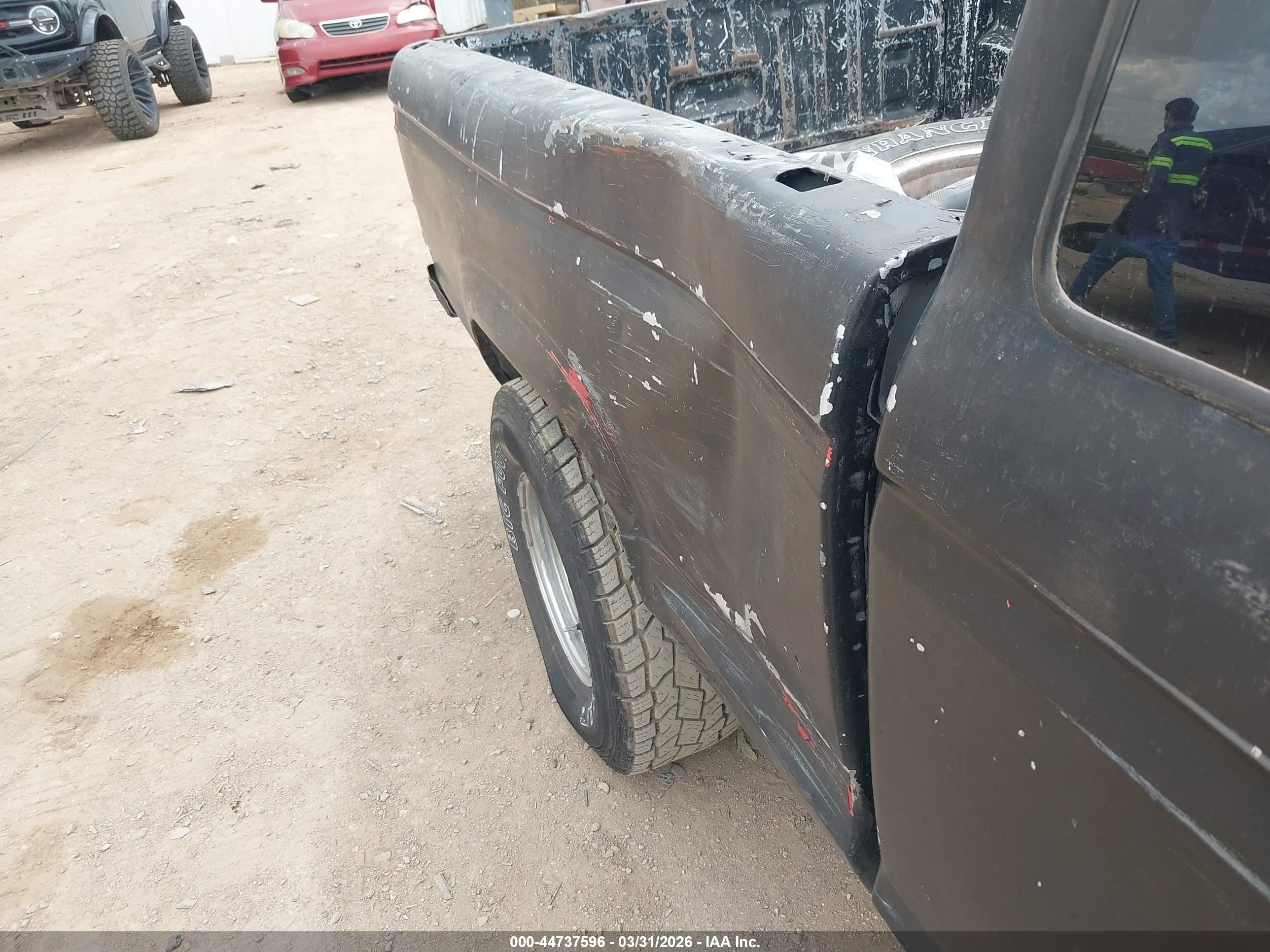 1987 Ford Ranger Super Cab Black vin: 1FTCR15T1HPA24743