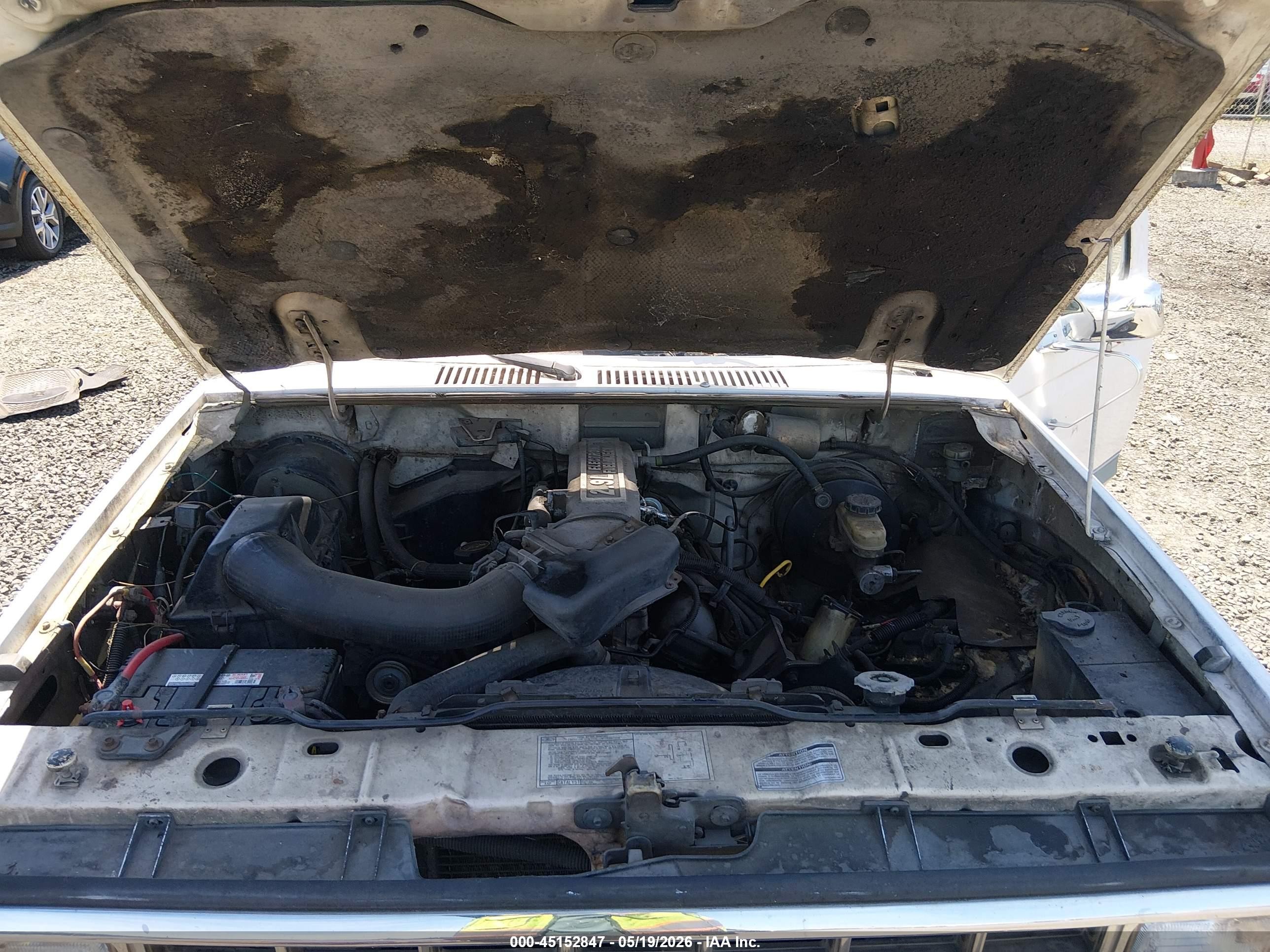 1988 Ford Ranger Super Cab White vin: 1FTCR15T1JPB23181