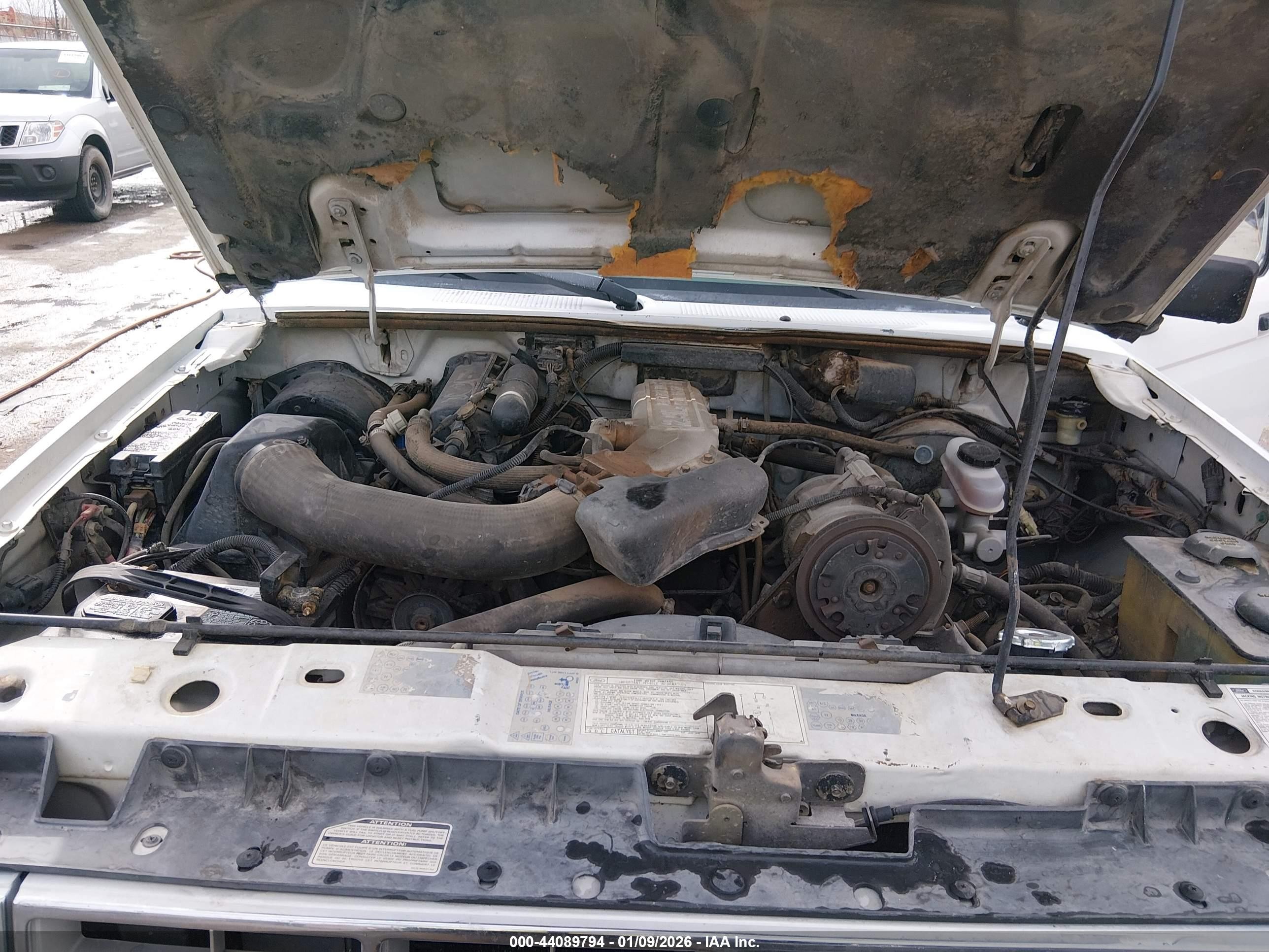 1991 Ford Ranger Super Cab White vin: 1FTCR15T2MPB18253