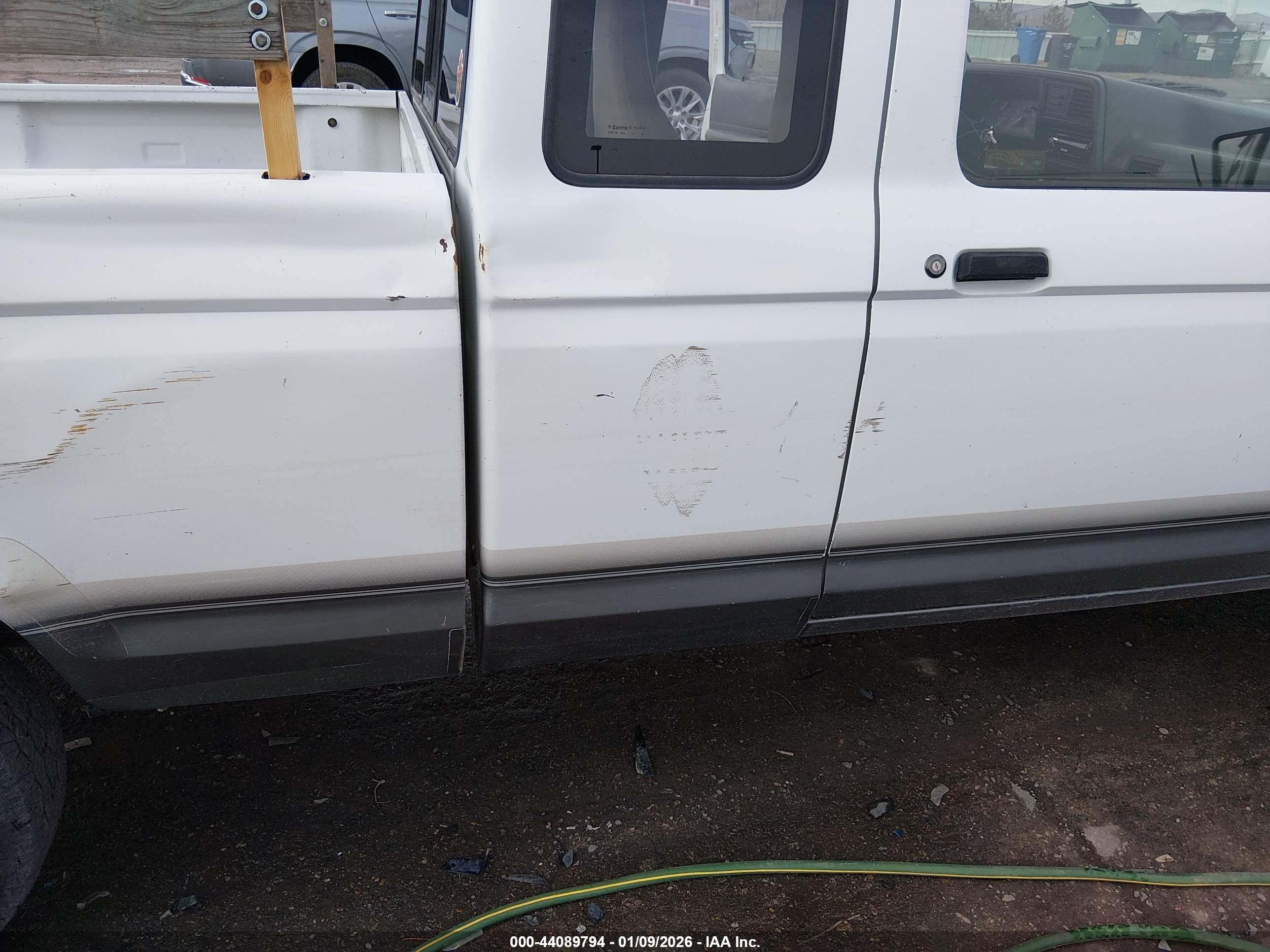 1991 Ford Ranger Super Cab White vin: 1FTCR15T2MPB18253