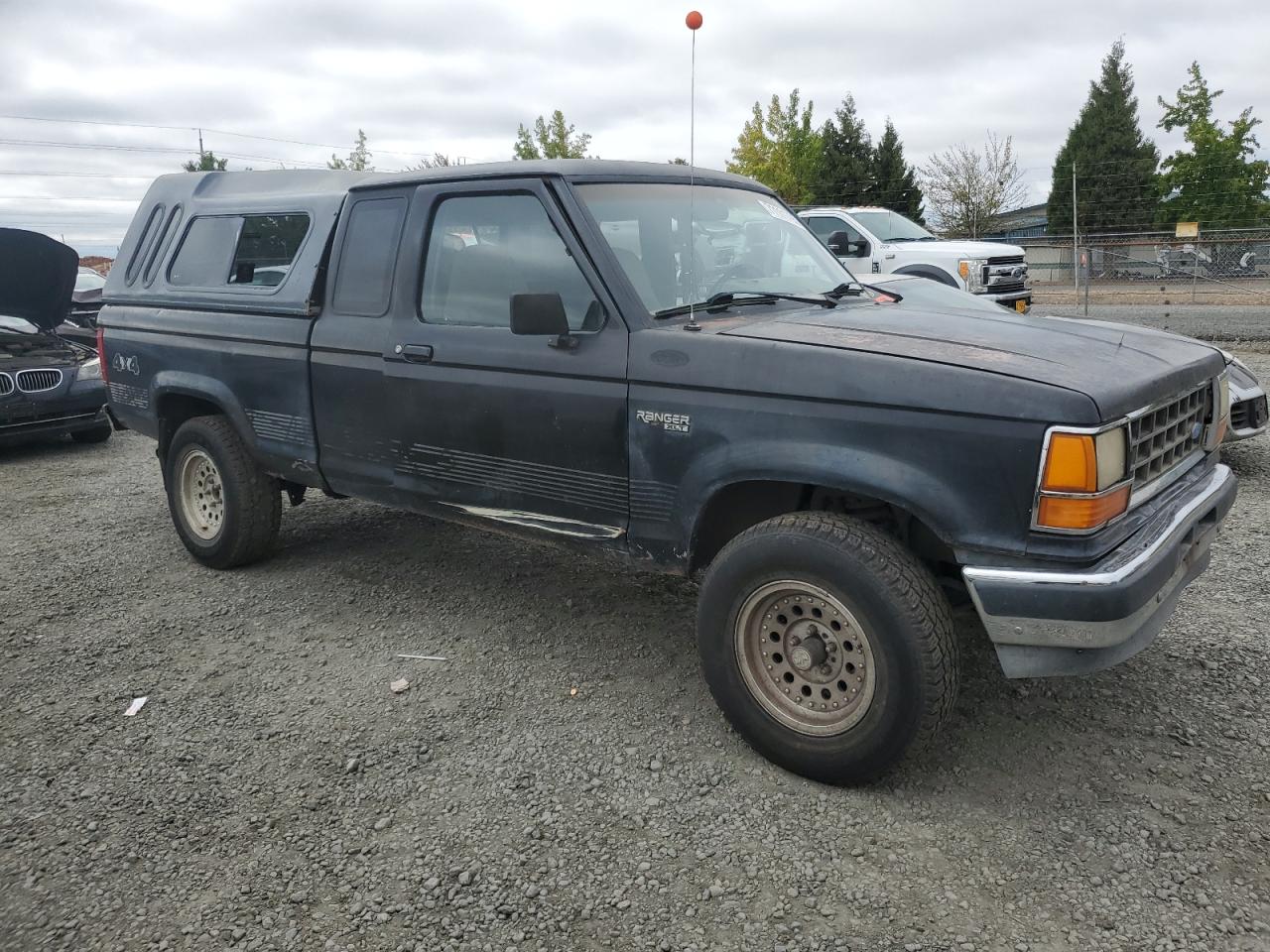 1991 Ford Ranger Super Cab Black vin: 1FTCR15T2MTA40662