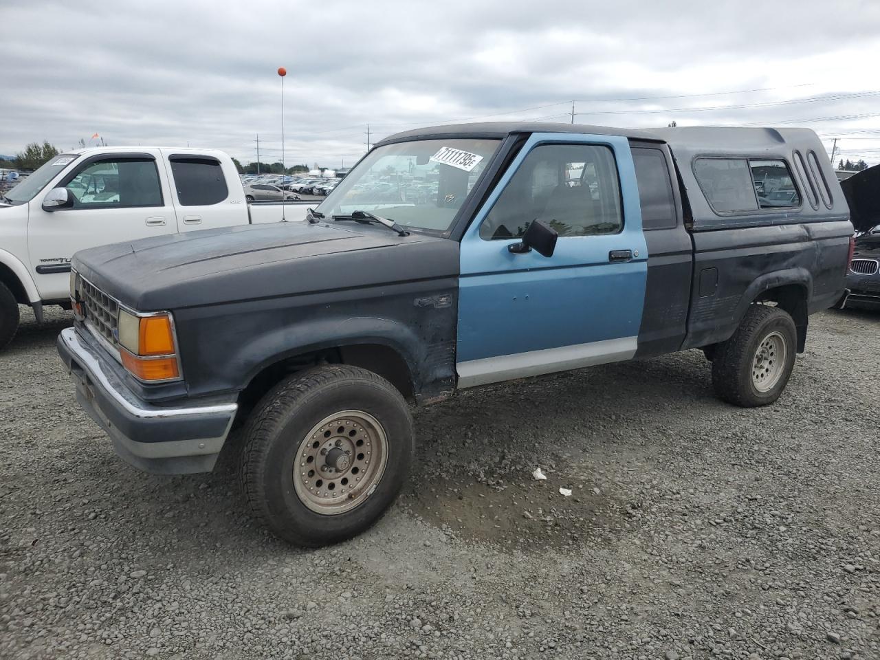 1991 Ford Ranger Super Cab Black vin: 1FTCR15T2MTA40662