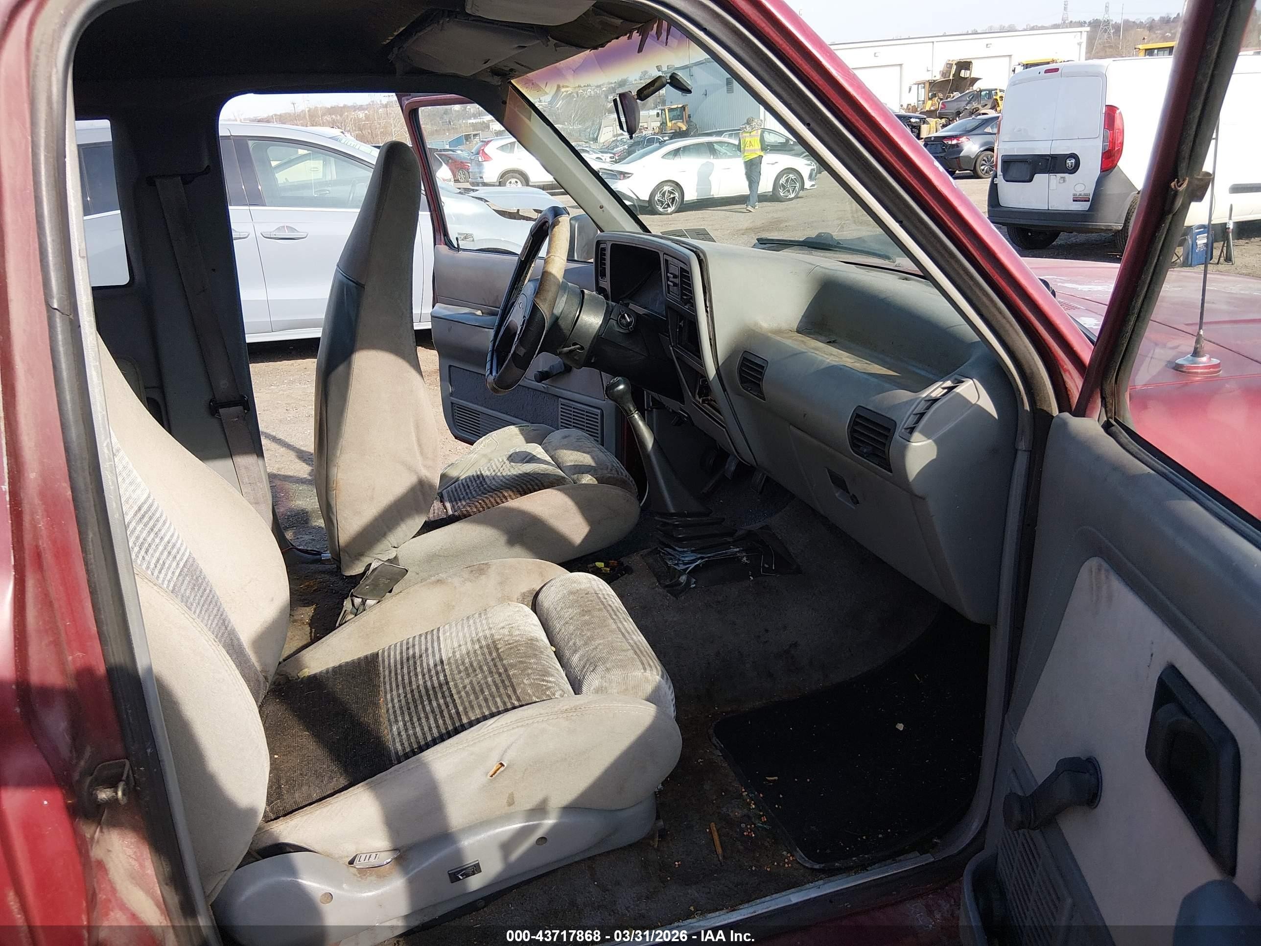 1990 Ford Ranger Super Cab Red vin: 1FTCR15T3LPA90980
