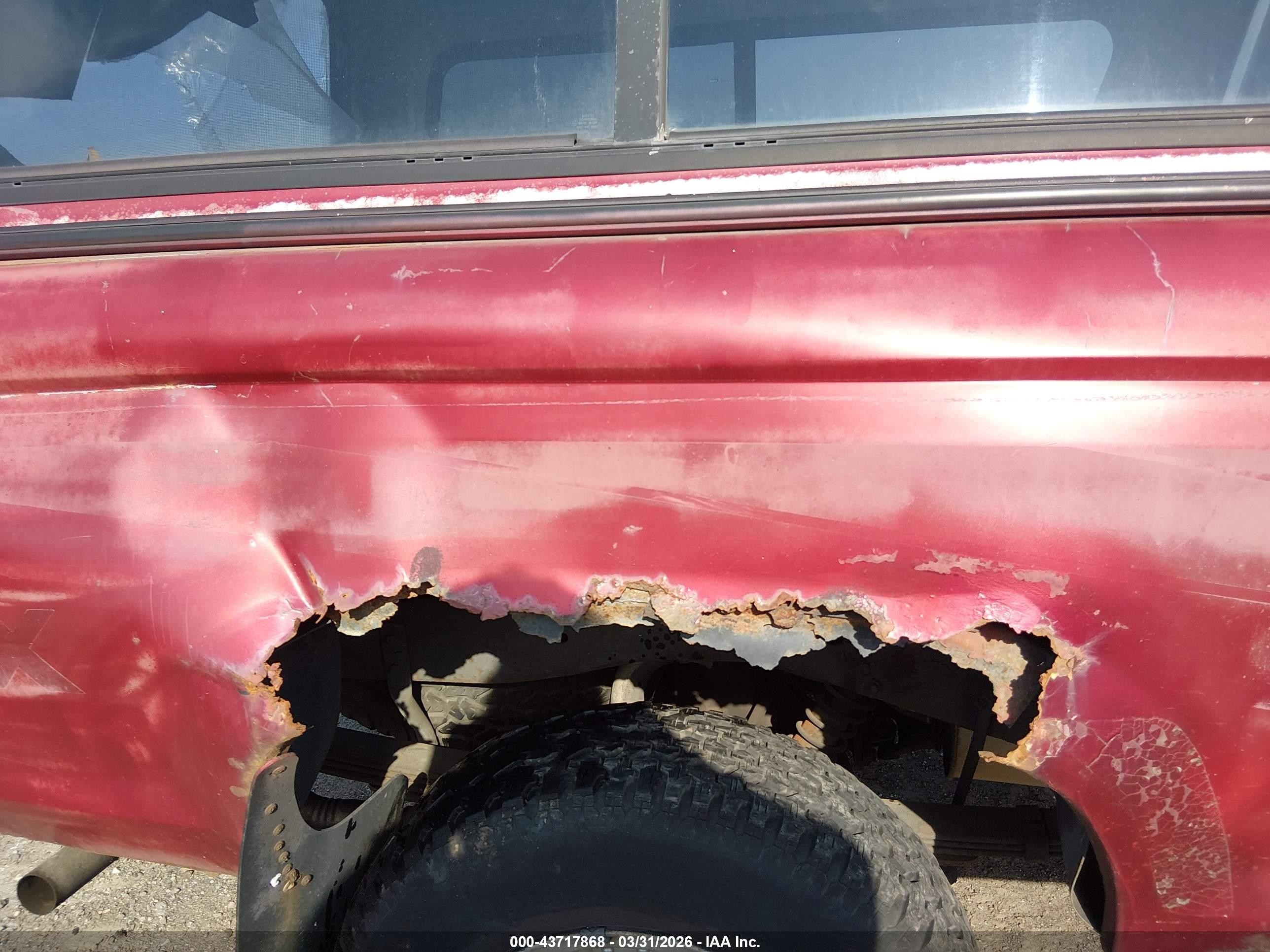 1990 Ford Ranger Super Cab Red vin: 1FTCR15T3LPA90980