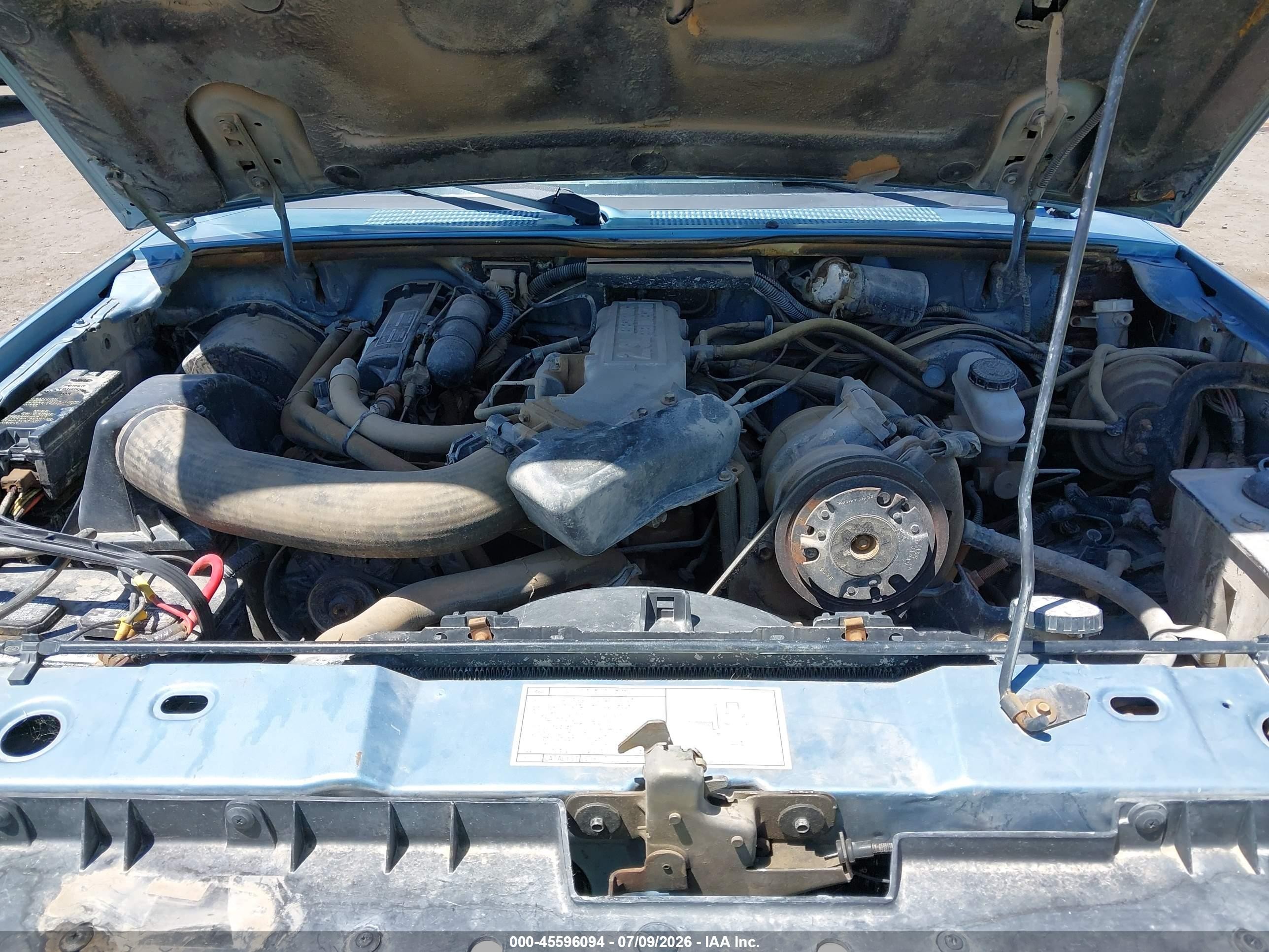 1990 Ford Ranger Super Cab Синий vin: 1FTCR15T3LPB18499