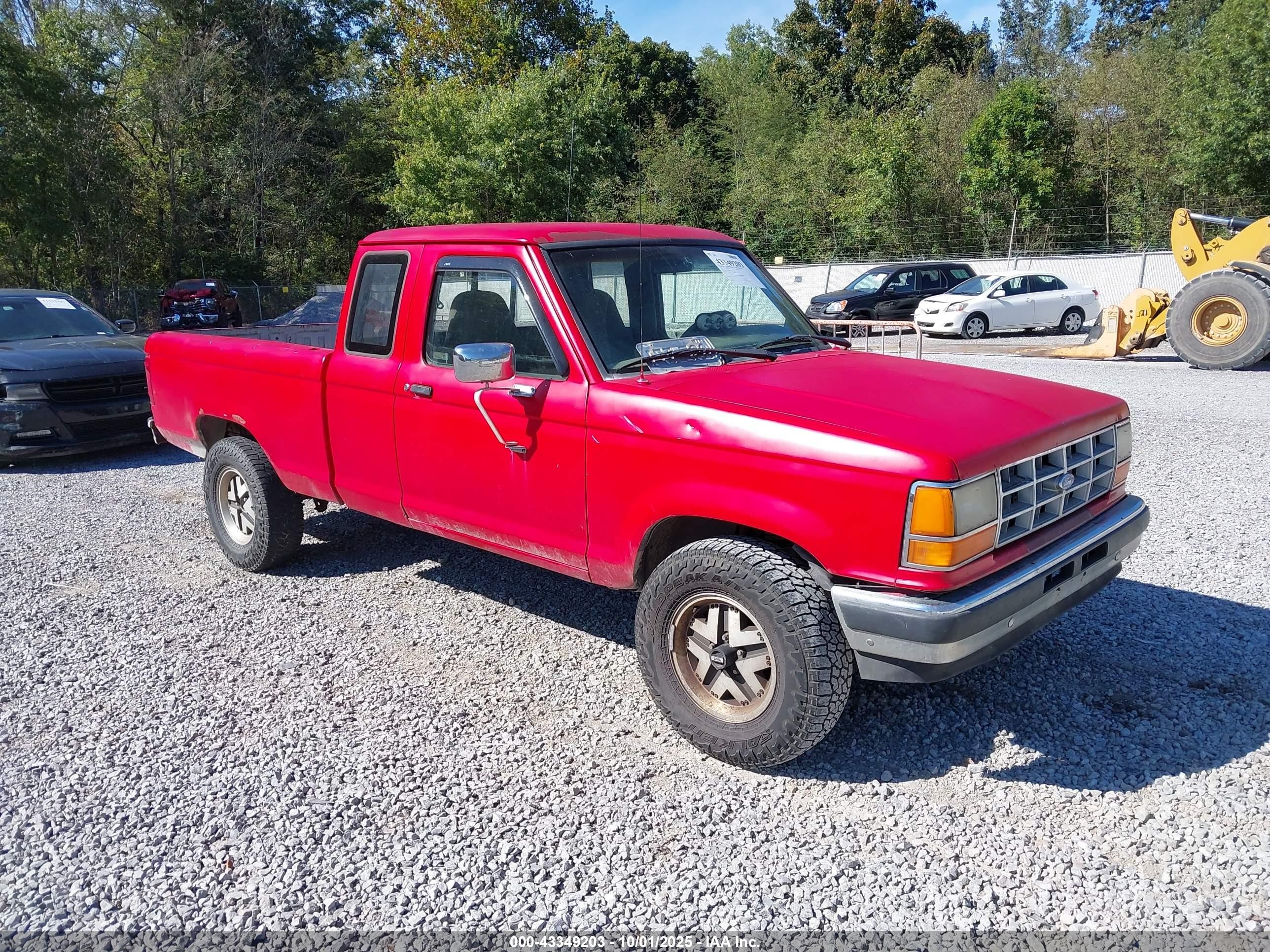 1991 Ford Ranger Super Cab Красный vin: 1FTCR15T3MPA73470