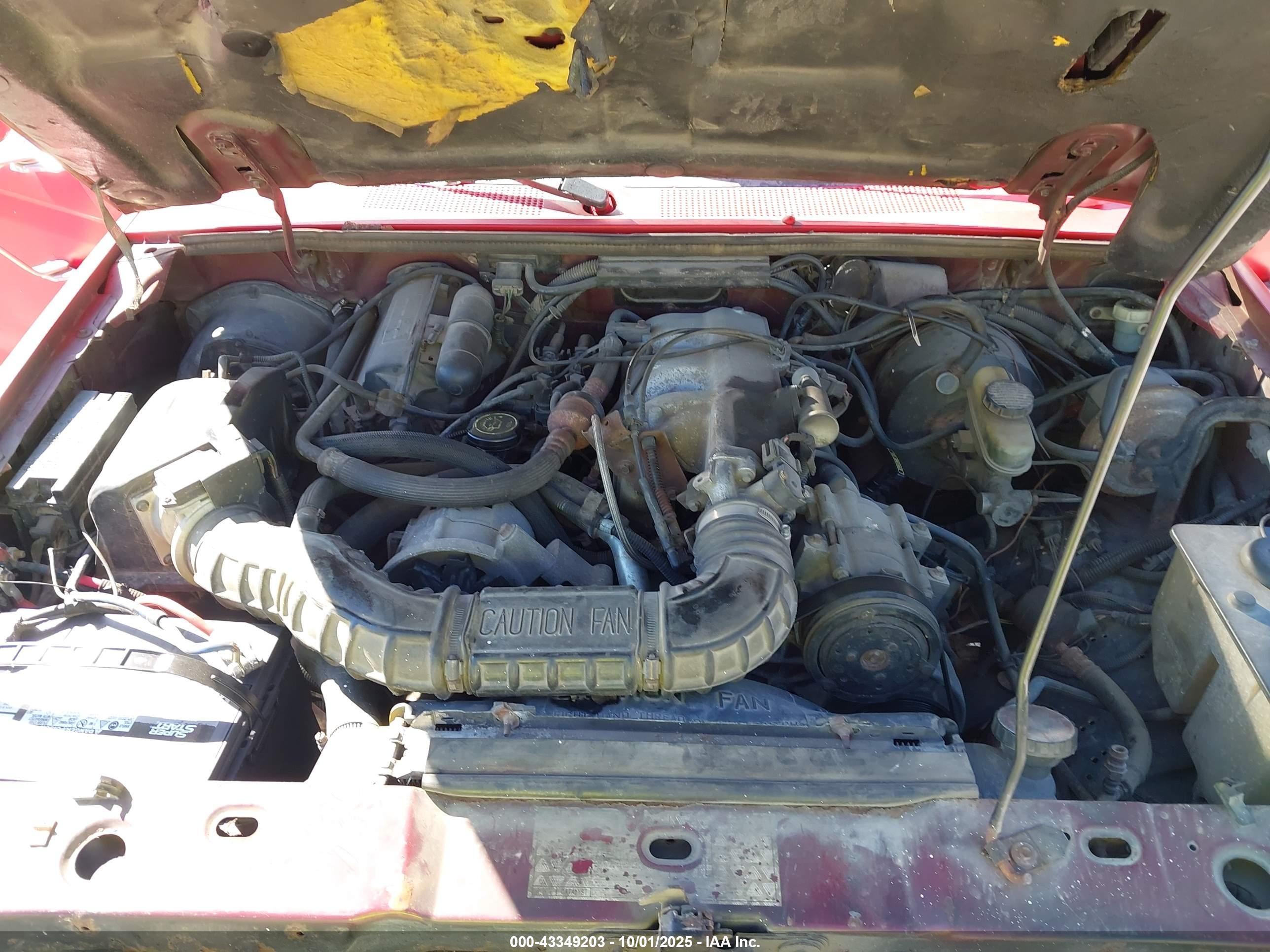 1991 Ford Ranger Super Cab Красный vin: 1FTCR15T3MPA73470