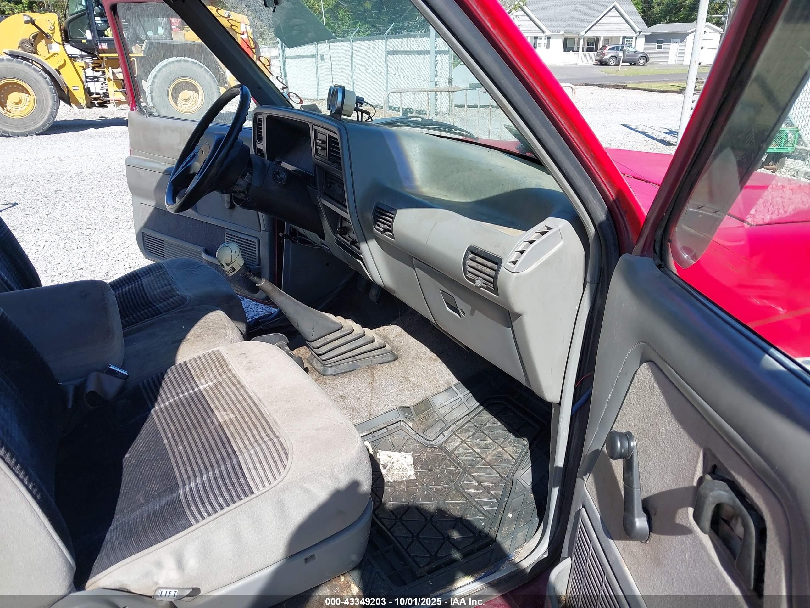 1991 Ford Ranger Super Cab Красный vin: 1FTCR15T3MPA73470