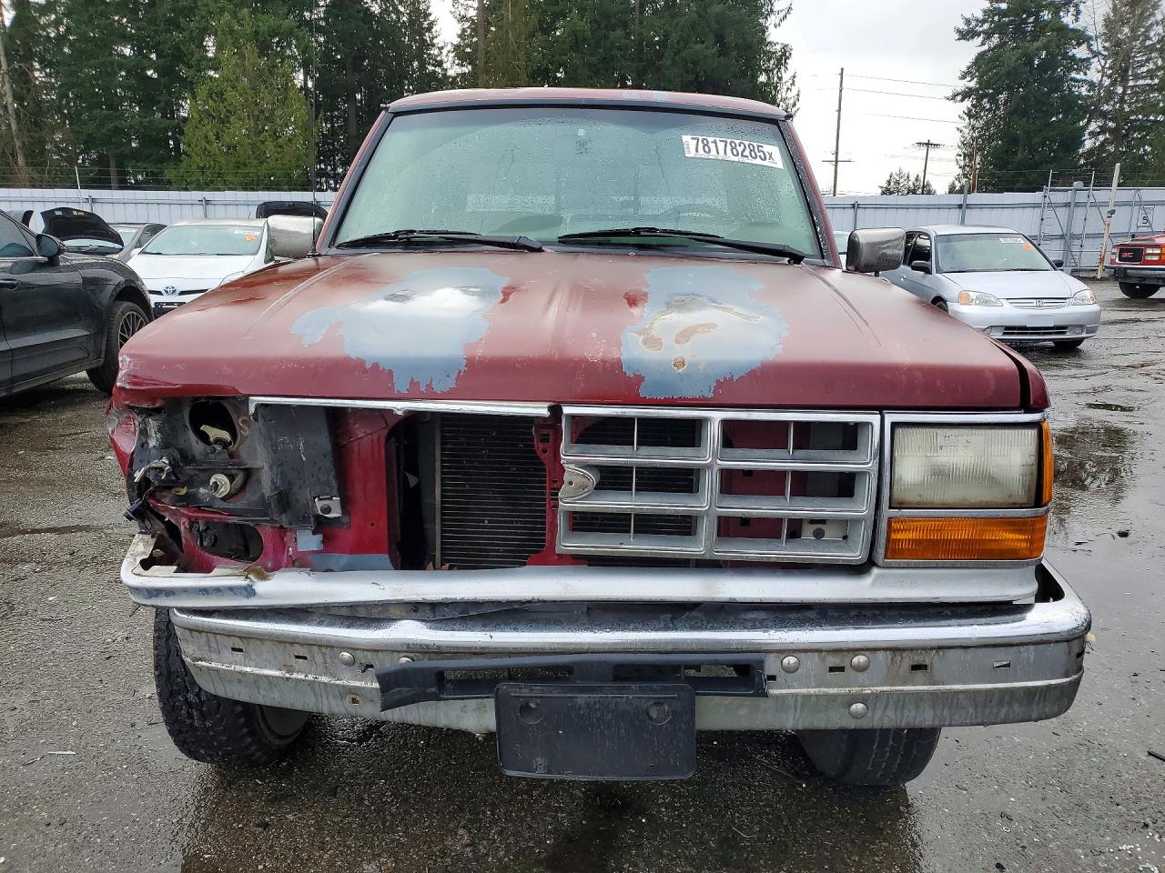 1989 Ford Ranger Super Cab Red vin: 1FTCR15T4KPB51557