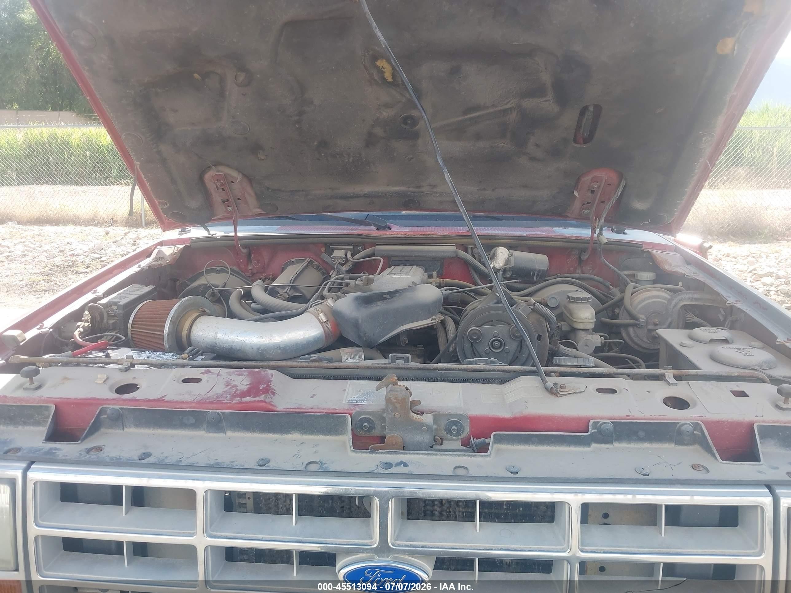1990 Ford Ranger Super Cab Красный vin: 1FTCR15T4LPA11848