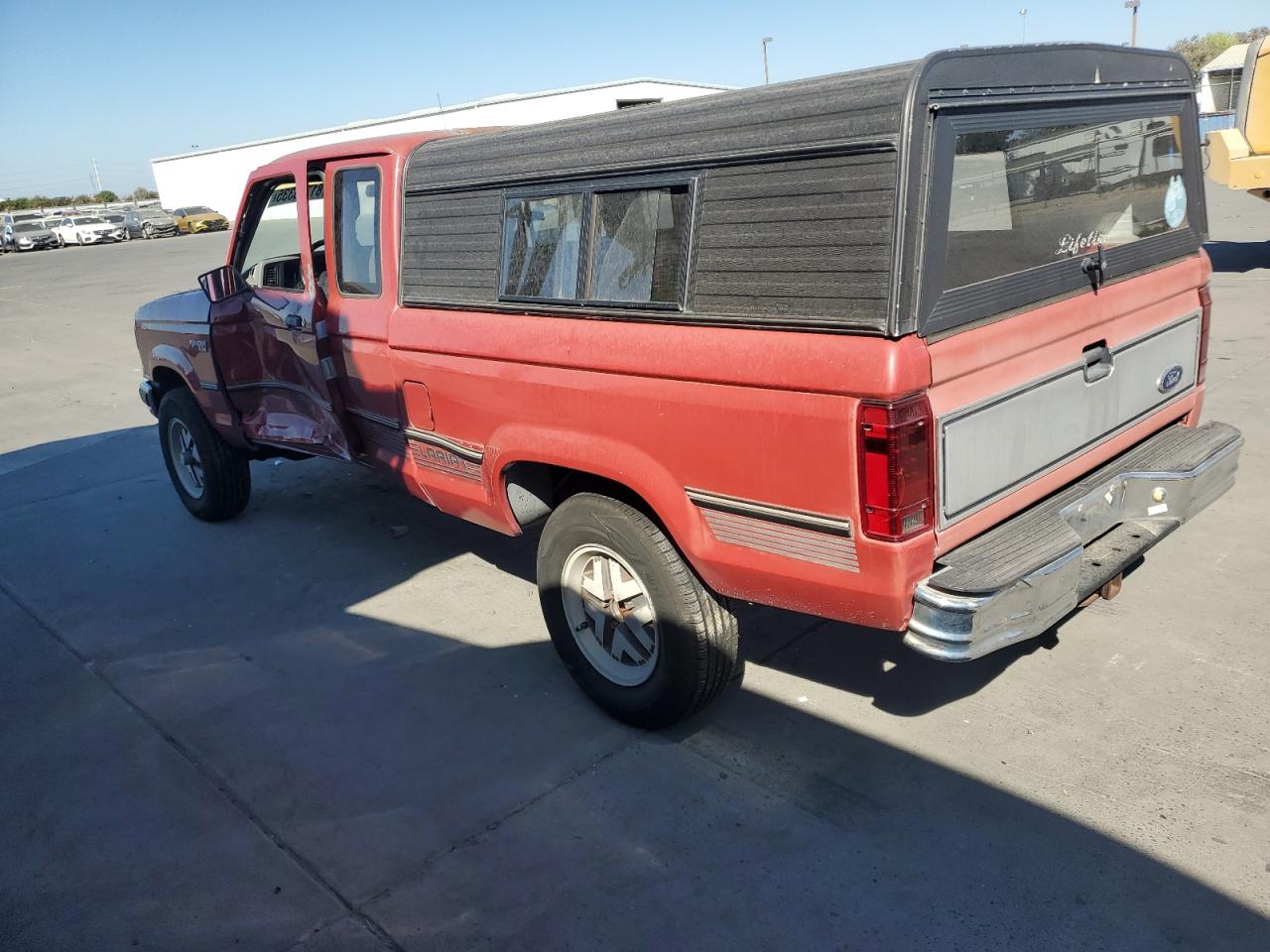 1990 Ford Ranger Super Cab Red vin: 1FTCR15T6LPB70547