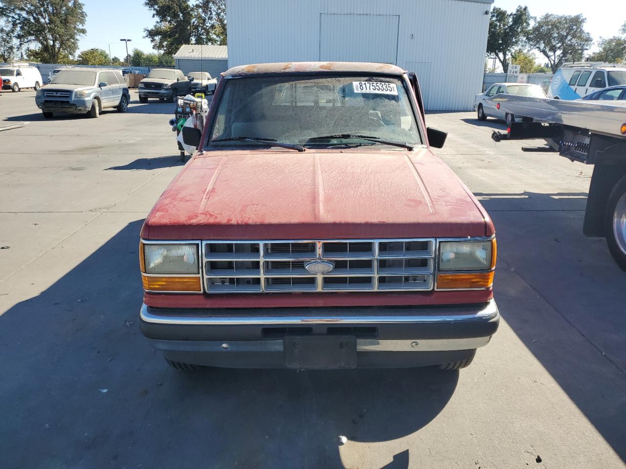 1990 Ford Ranger Super Cab Red vin: 1FTCR15T6LPB70547