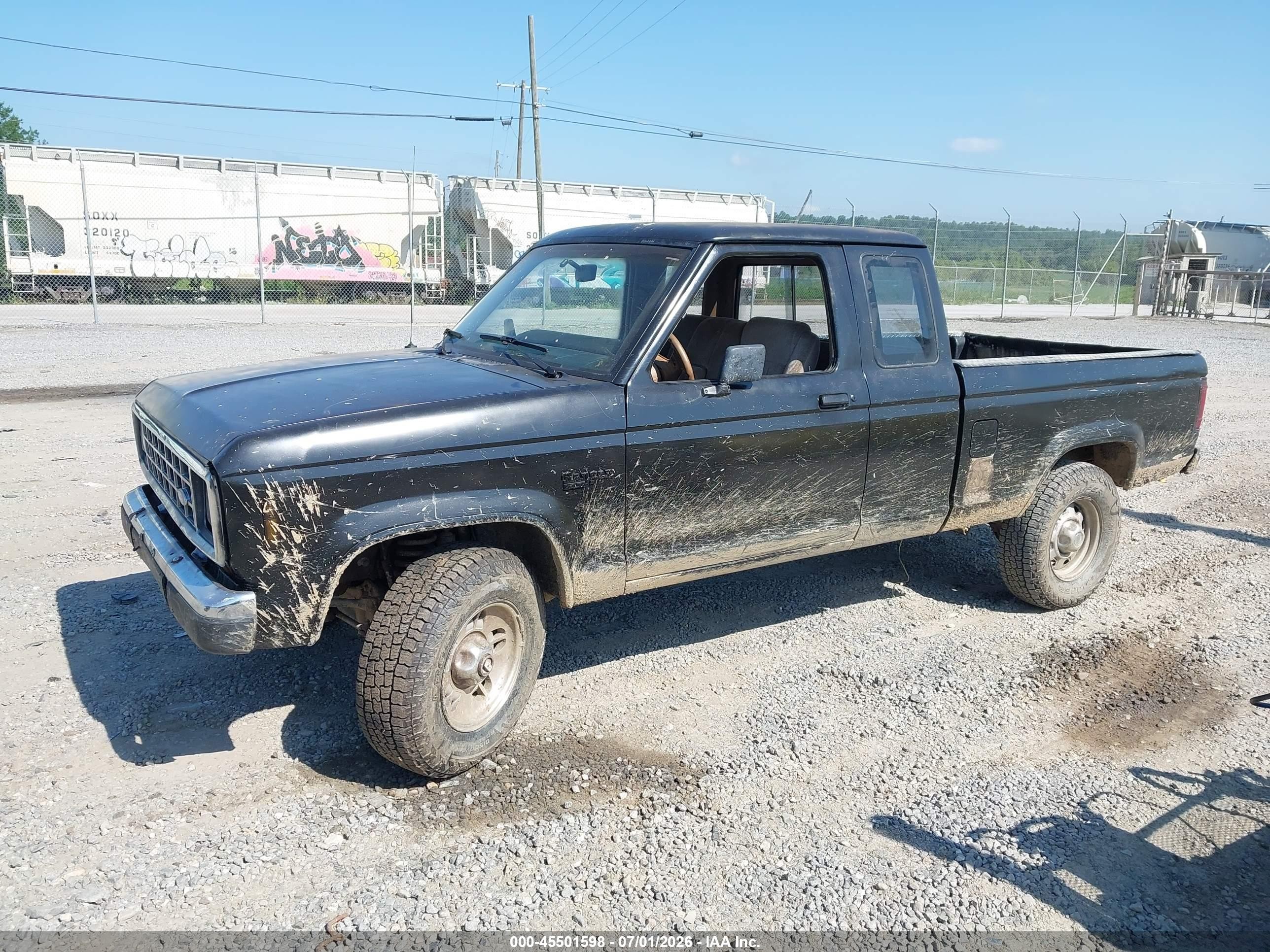 1987 Ford Ranger Super Cab Черный vin: 1FTCR15T7HPB14348
