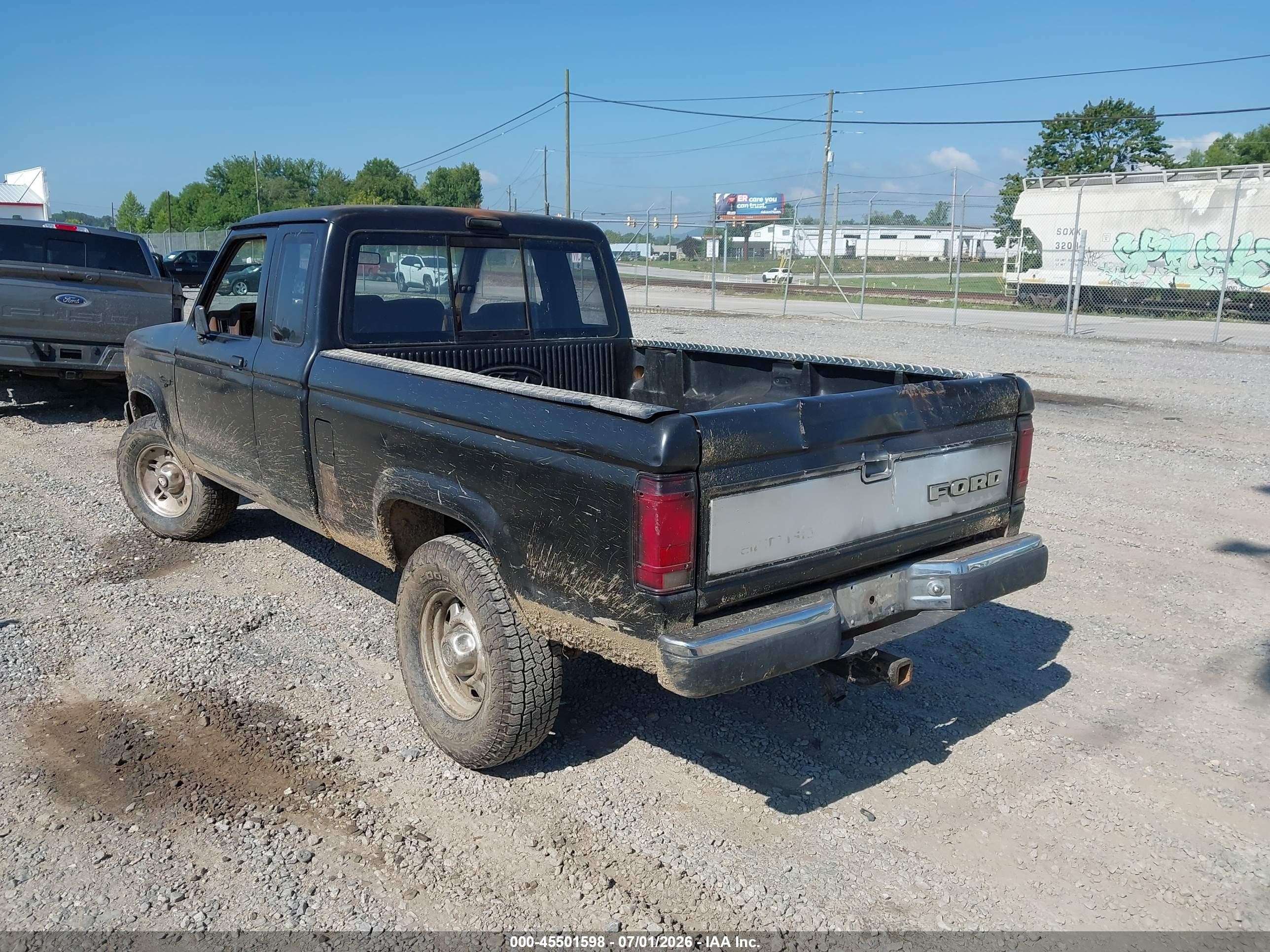 1987 Ford Ranger Super Cab Черный vin: 1FTCR15T7HPB14348