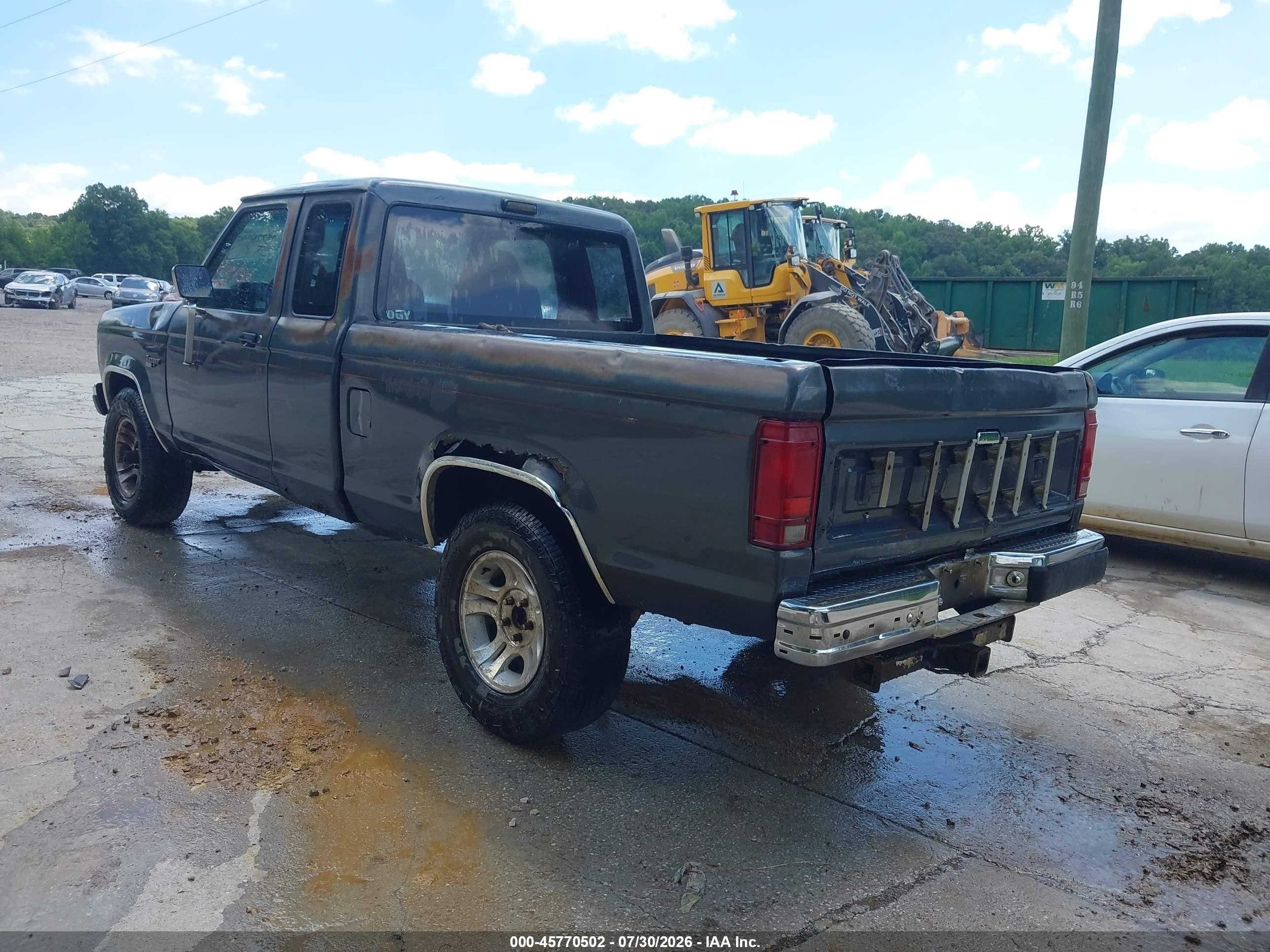 1988 Ford Ranger Super Cab Gray vin: 1FTCR15TXJPA74045