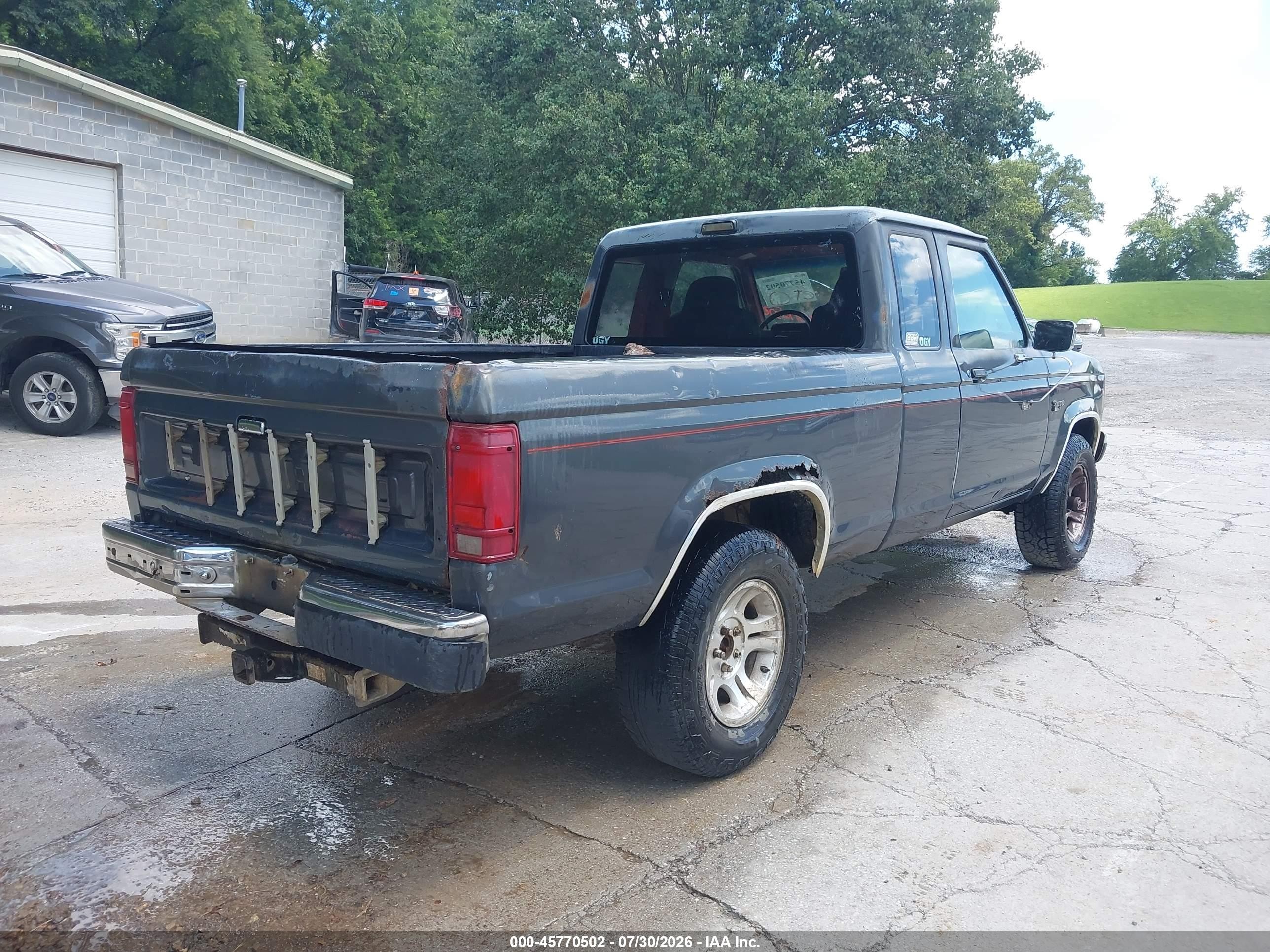 1988 Ford Ranger Super Cab Gray vin: 1FTCR15TXJPA74045