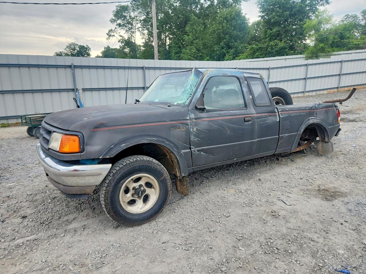 1996 Ford Ranger Super Cab Gray vin: 1FTCR15U1TPA66282