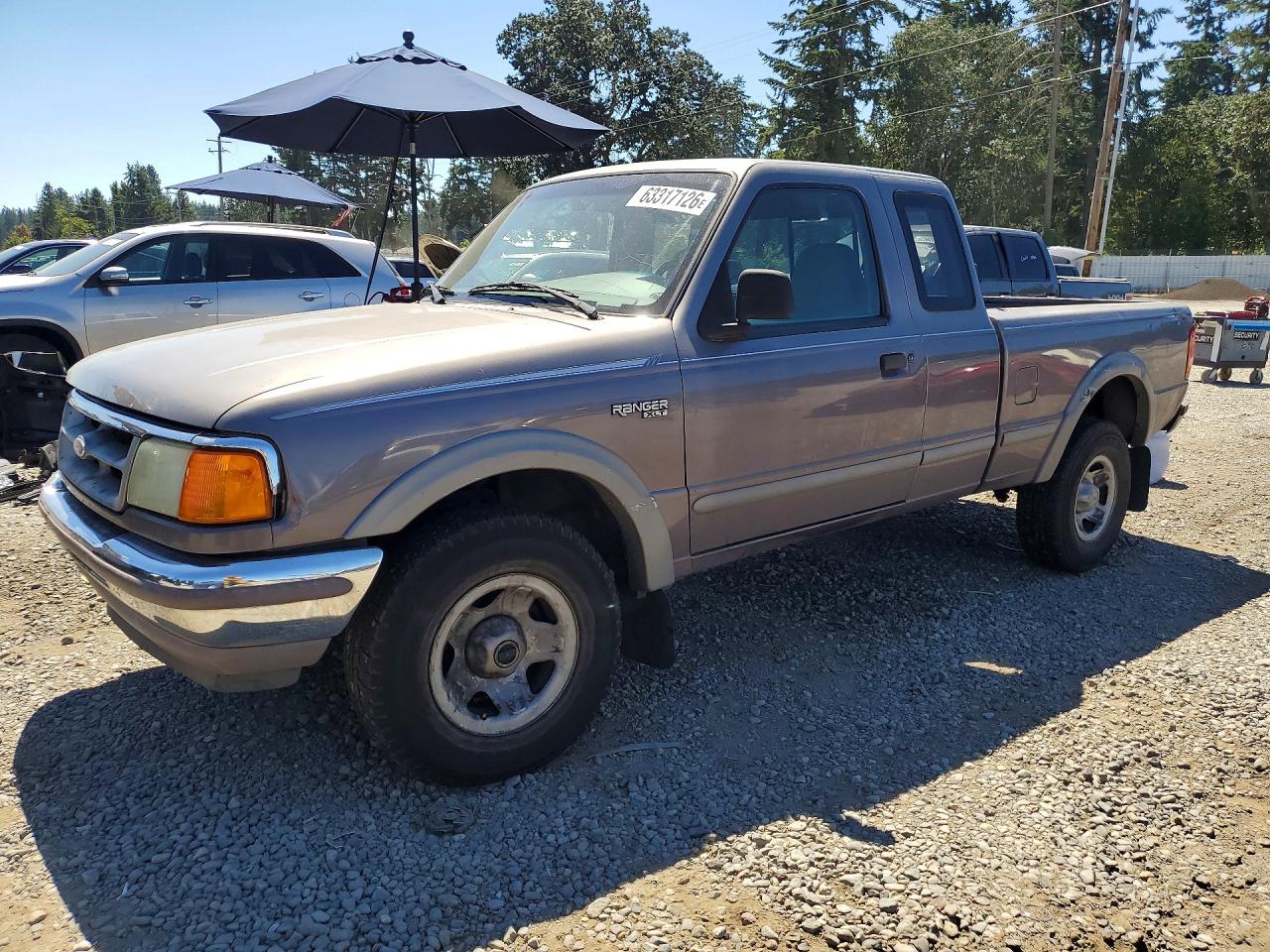 1995 Ford Ranger Super Cab Gray vin: 1FTCR15U3STA23164