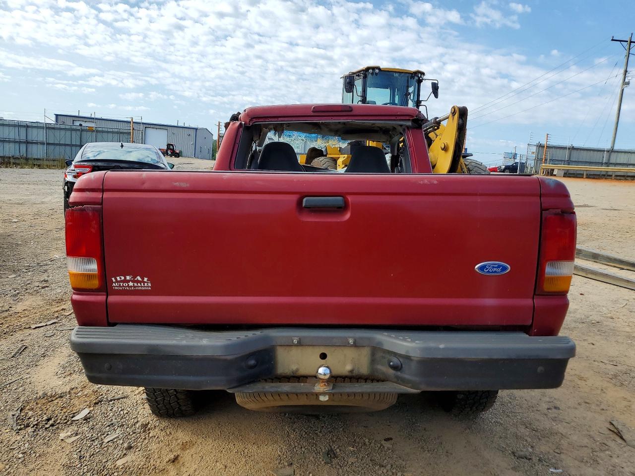 1997 Ford Ranger Super Cab Red vin: 1FTCR15U6VTA27651