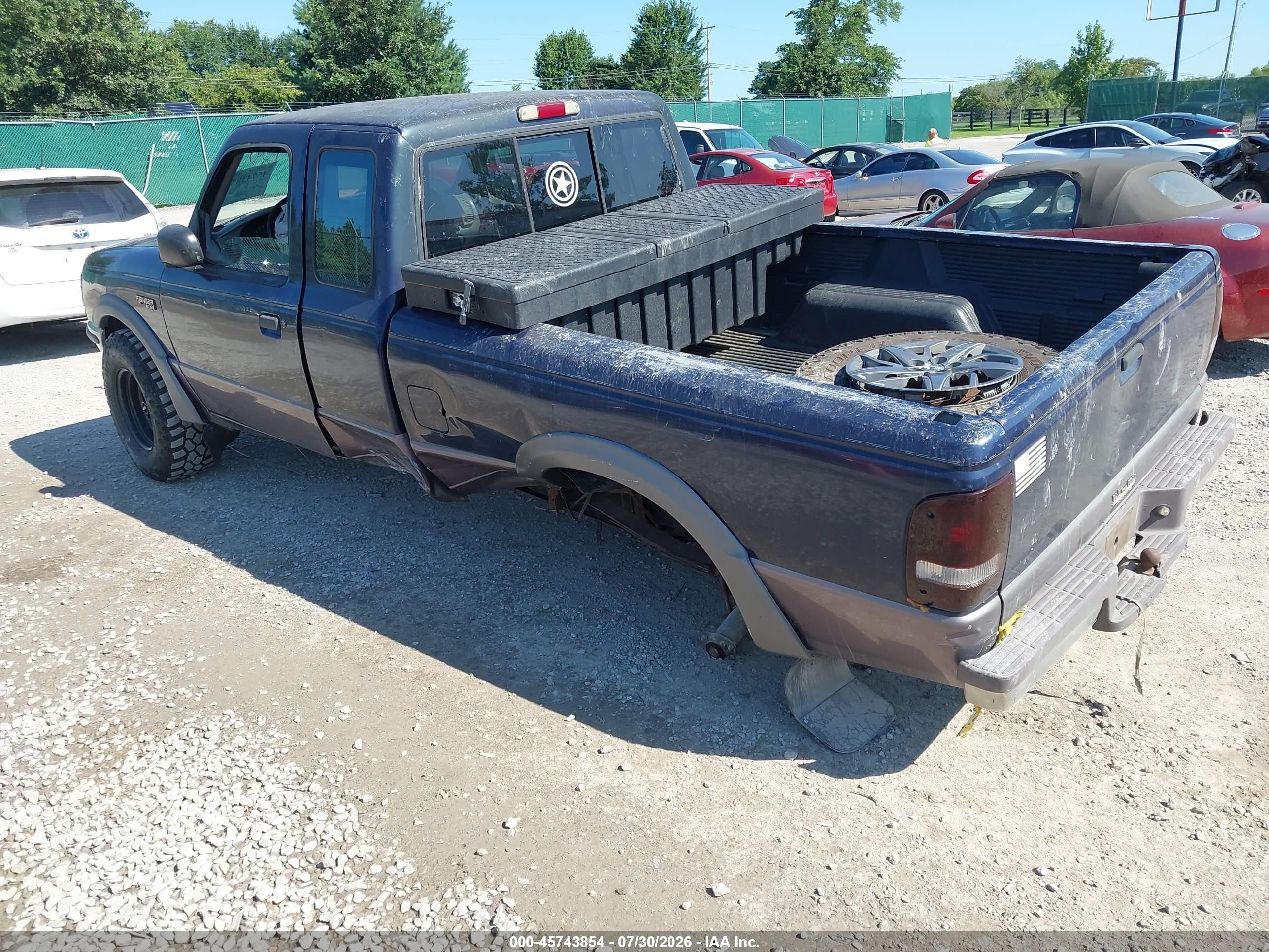 1996 Ford Ranger Super Cab Синий vin: 1FTCR15U7TPB37243