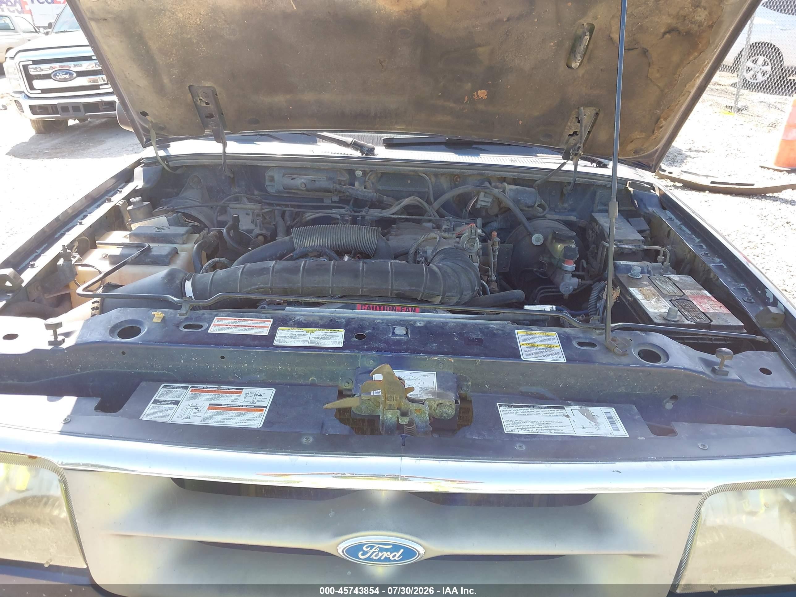 1996 Ford Ranger Super Cab Синий vin: 1FTCR15U7TPB37243
