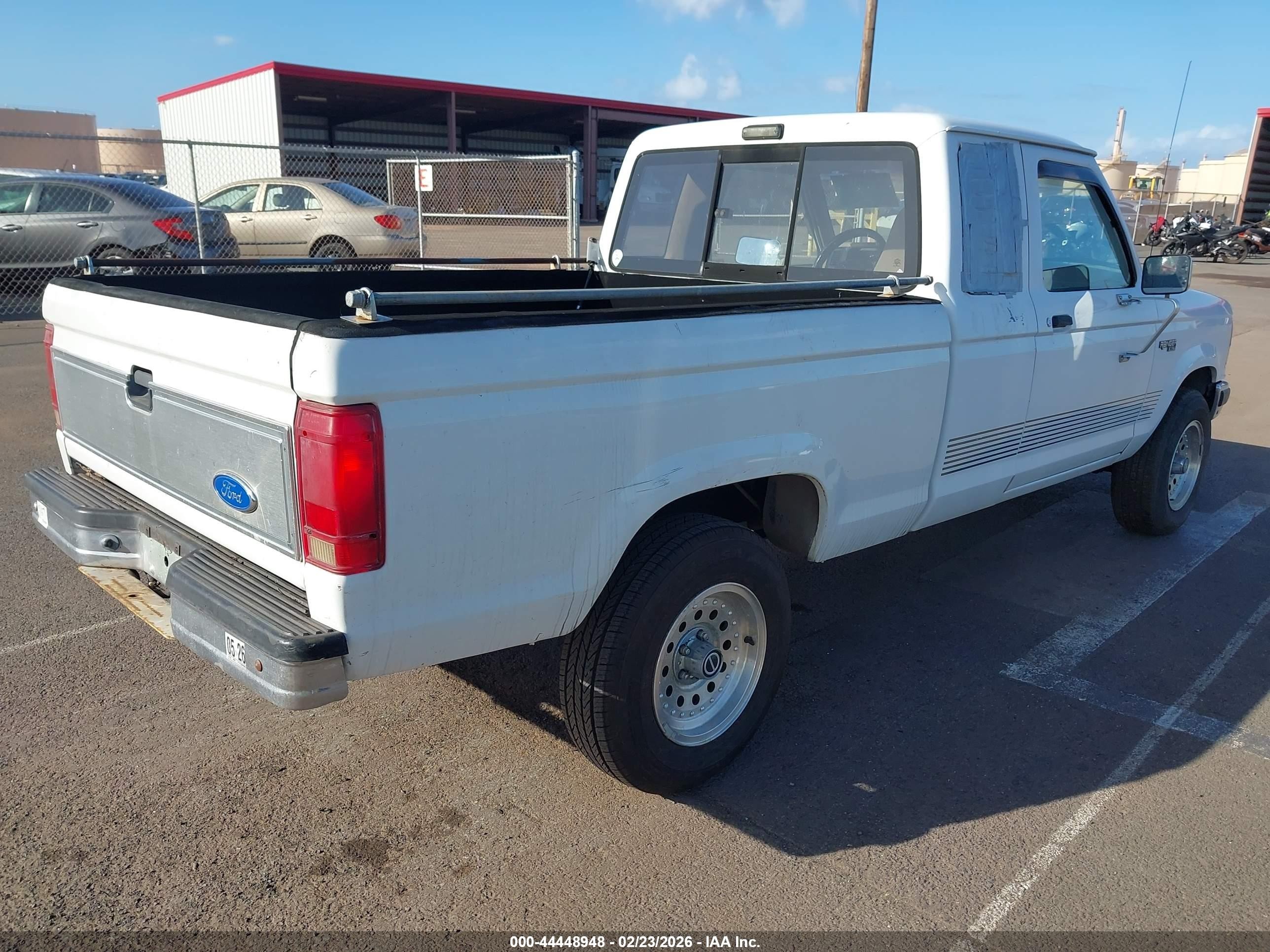 1991 Ford Ranger Super Cab White vin: 1FTCR15X0MPA80959