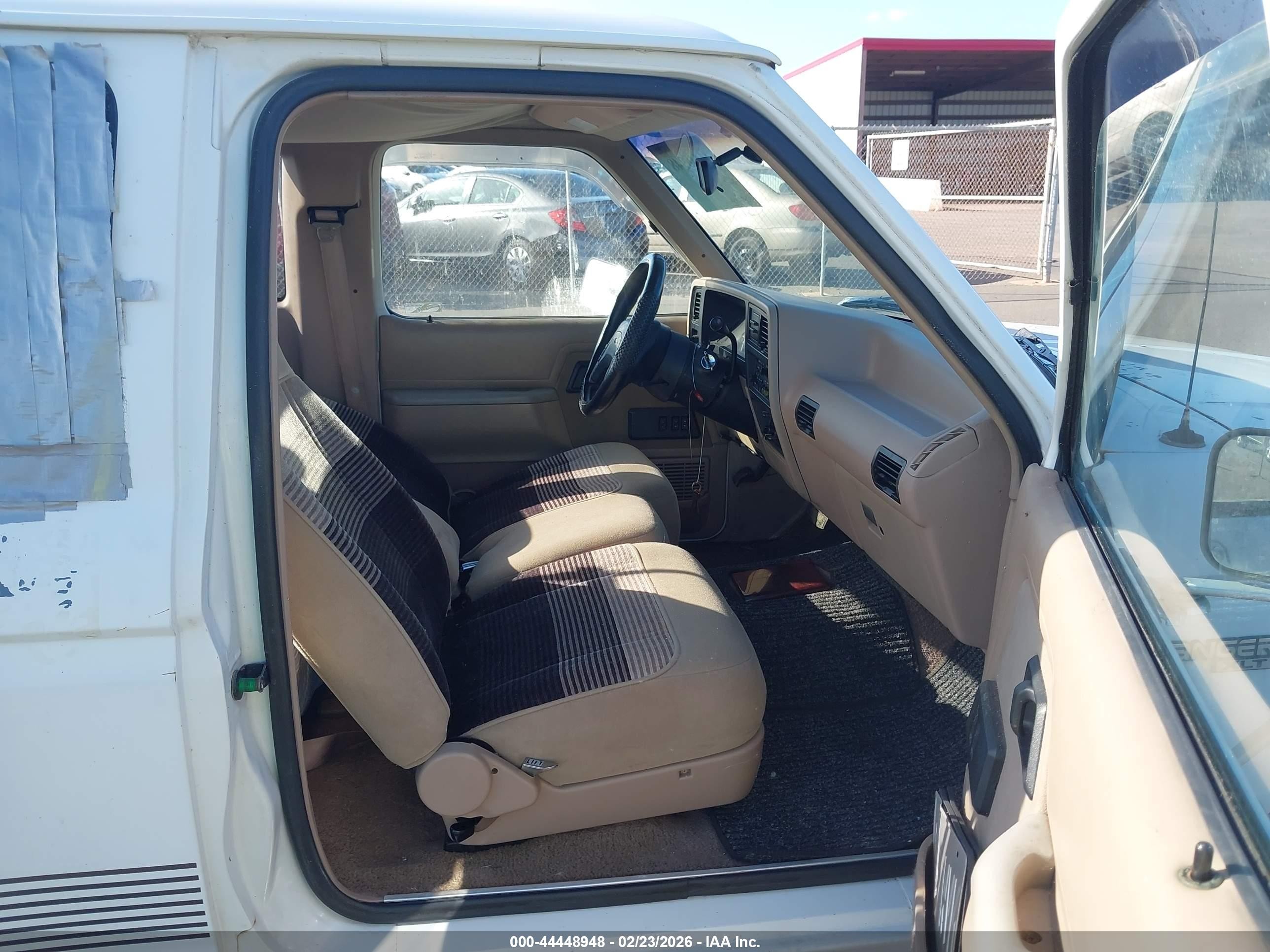 1991 Ford Ranger Super Cab White vin: 1FTCR15X0MPA80959
