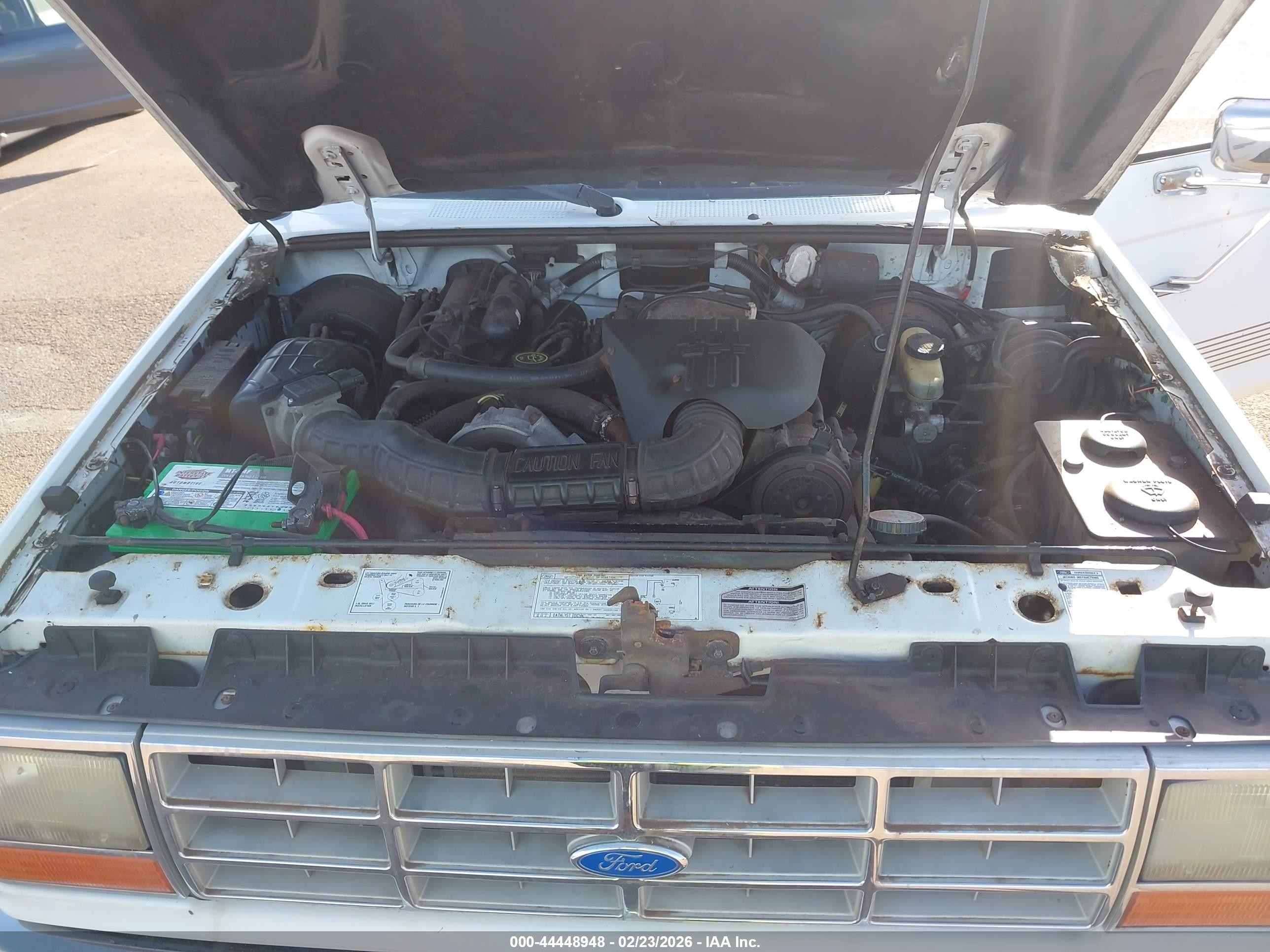 1991 Ford Ranger Super Cab White vin: 1FTCR15X0MPA80959