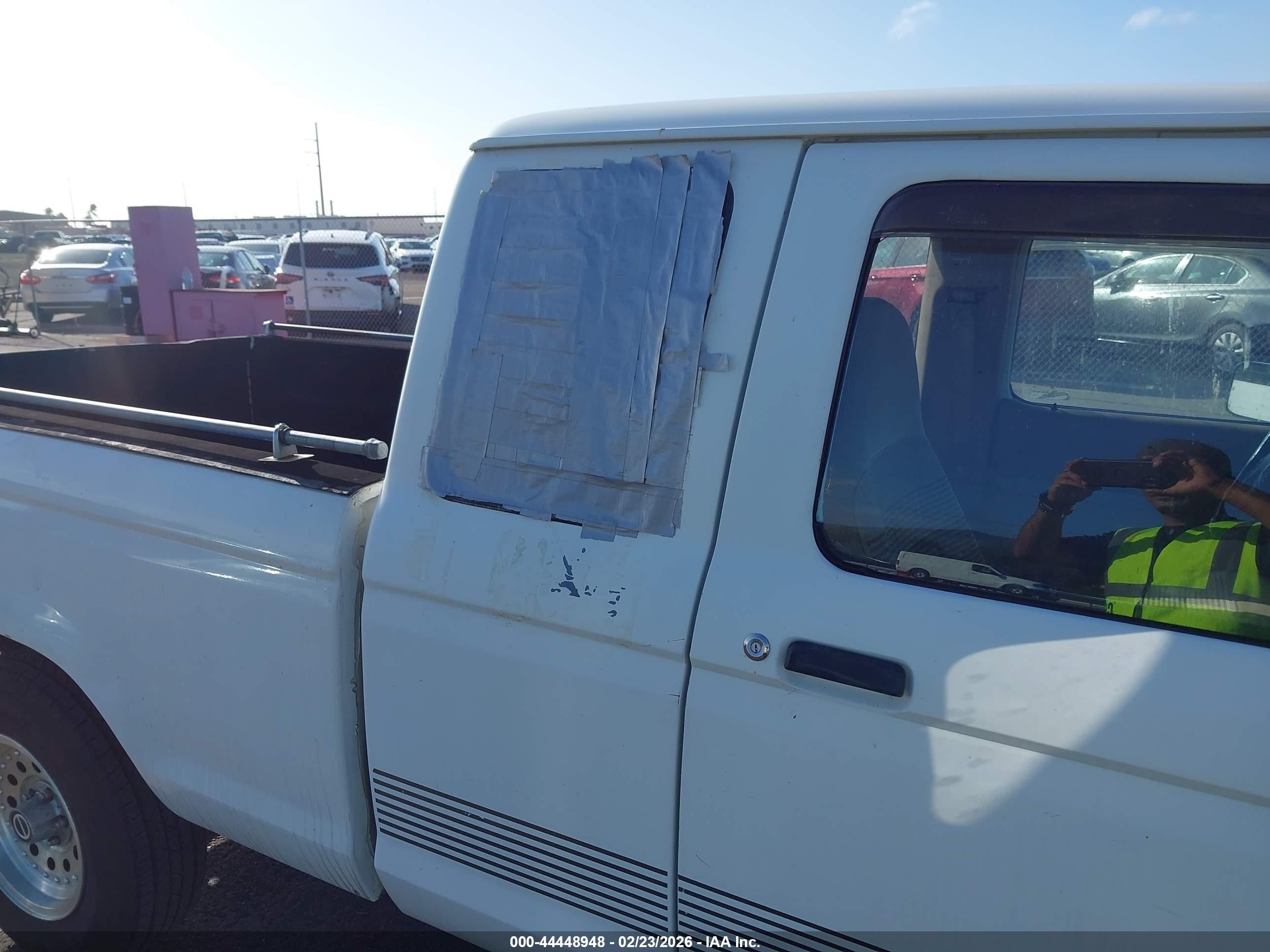 1991 Ford Ranger Super Cab White vin: 1FTCR15X0MPA80959