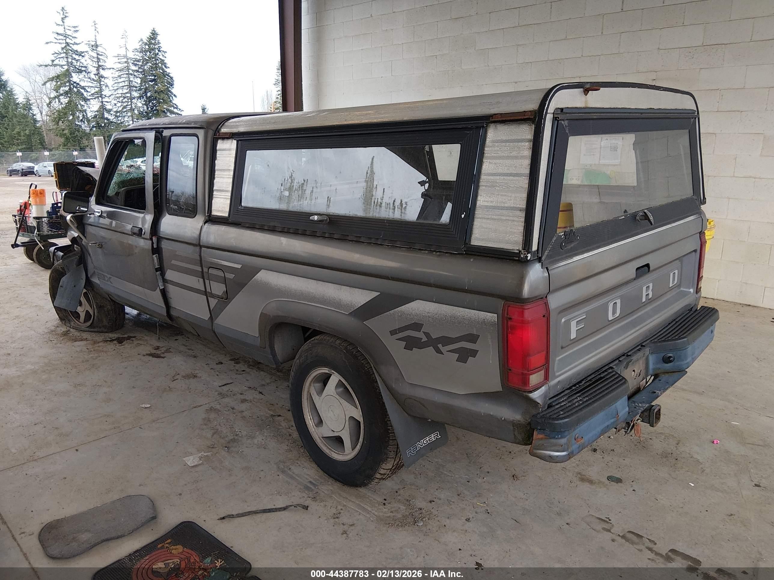 1992 Ford Ranger Super Cab Gray vin: 1FTCR15X0NTA90741
