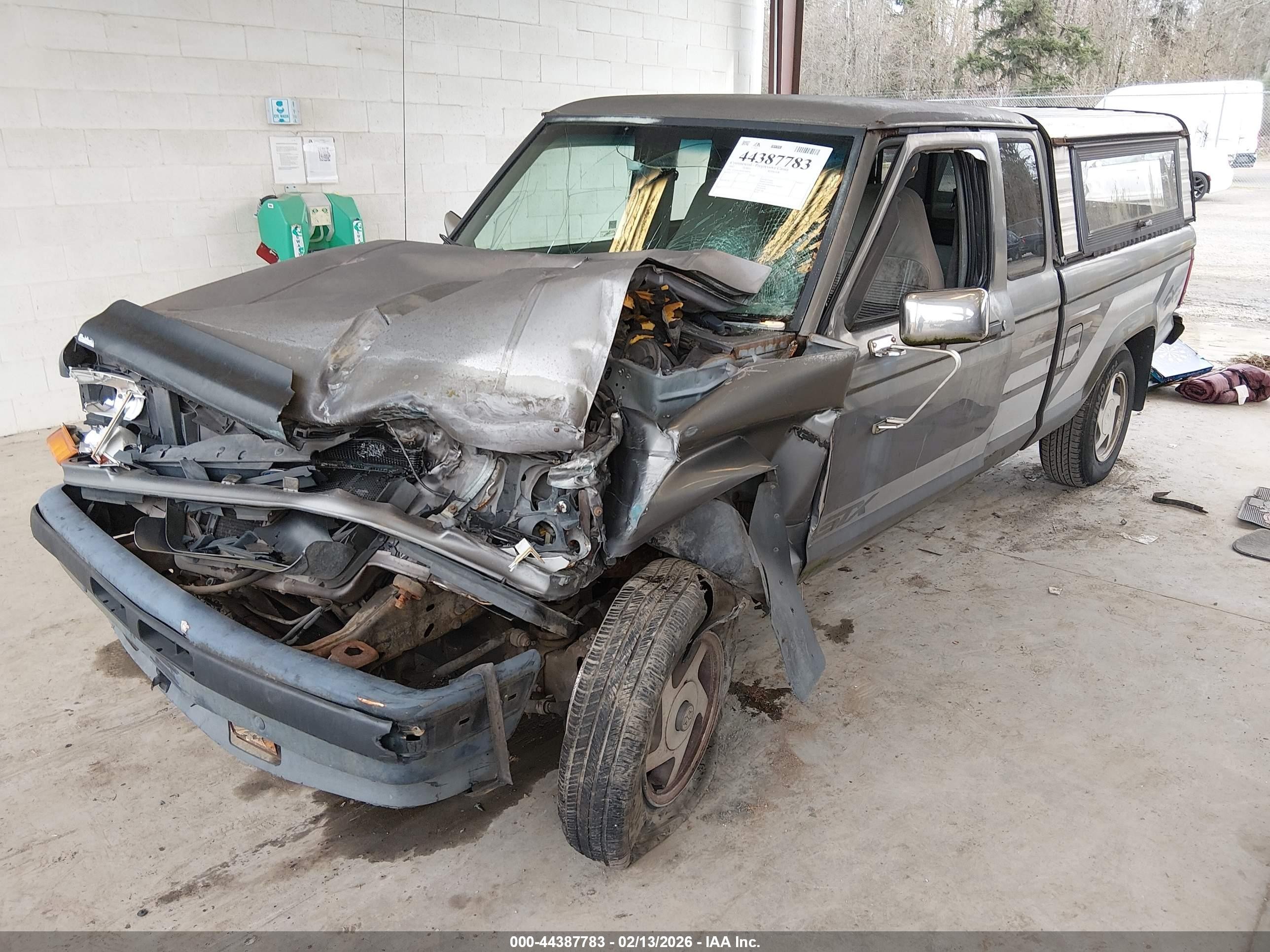 1992 Ford Ranger Super Cab Gray vin: 1FTCR15X0NTA90741