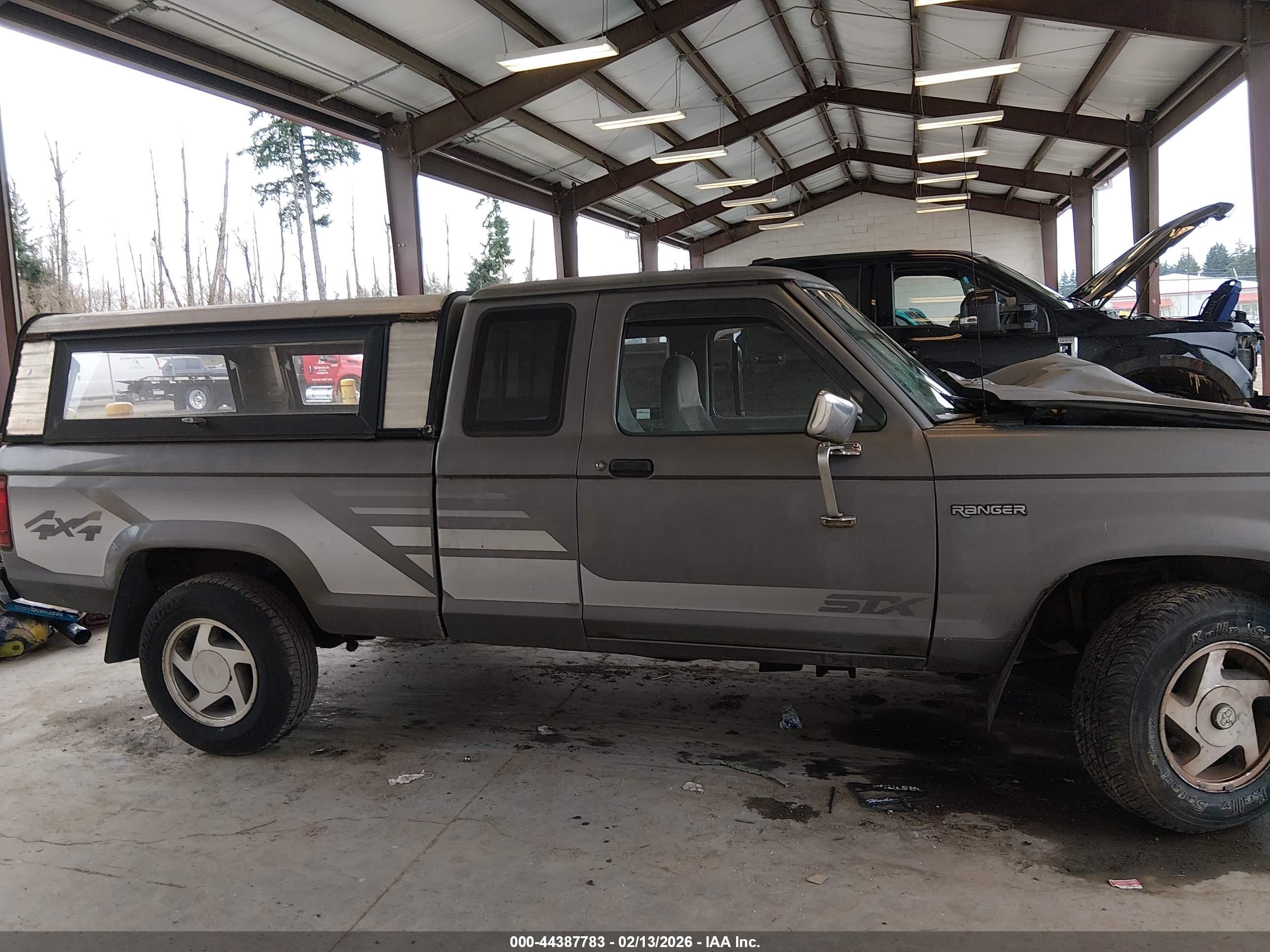 1992 Ford Ranger Super Cab Gray vin: 1FTCR15X0NTA90741