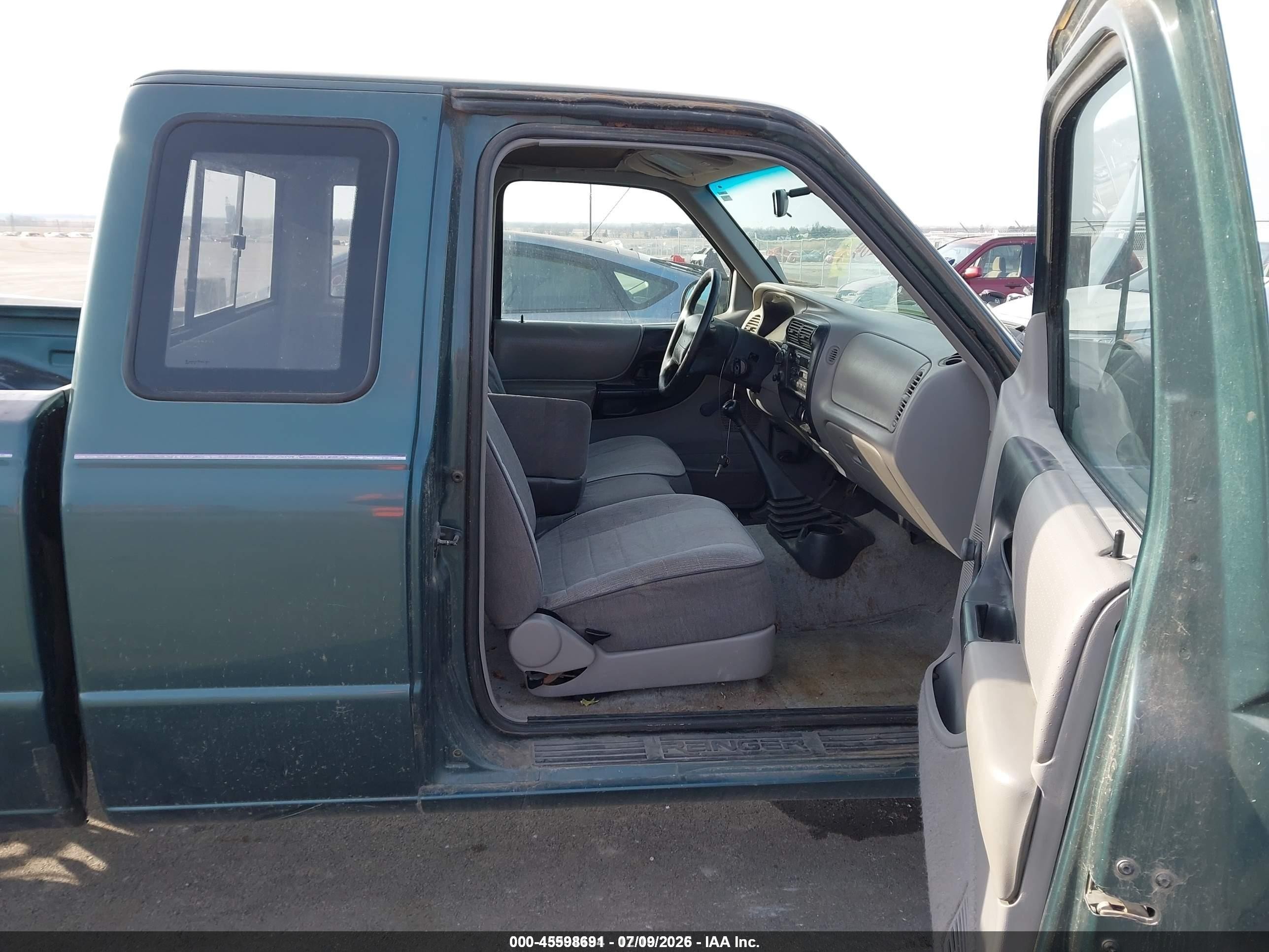 1995 Ford Ranger Super Cab Green vin: 1FTCR15X0SPA95605
