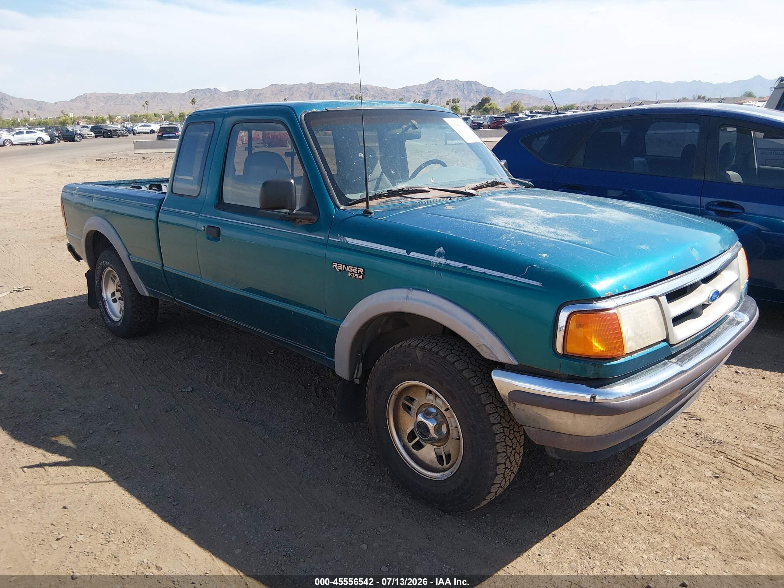 1996 Ford Ranger Super Cab Blue vin: 1FTCR15X0TPA35762