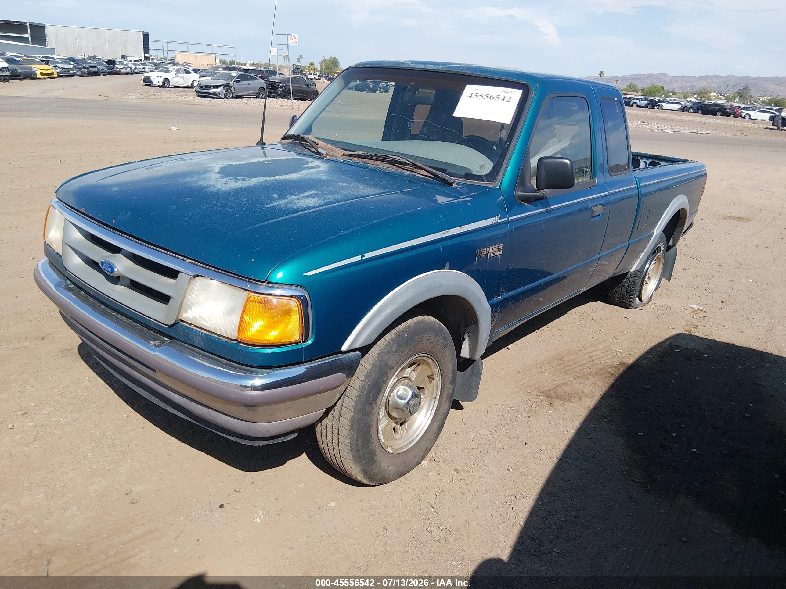 1996 Ford Ranger Super Cab Blue vin: 1FTCR15X0TPA35762
