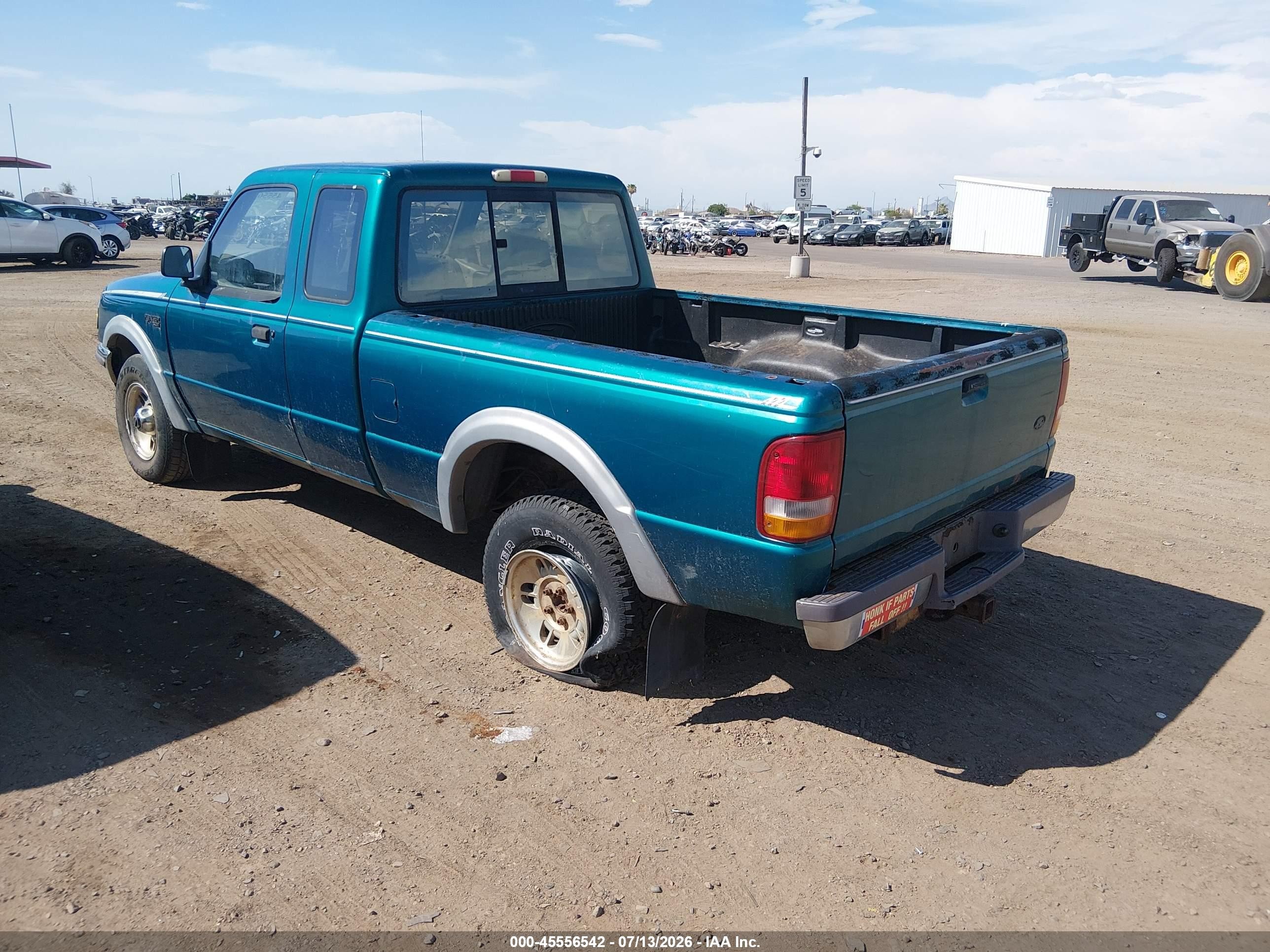 1996 Ford Ranger Super Cab Blue vin: 1FTCR15X0TPA35762