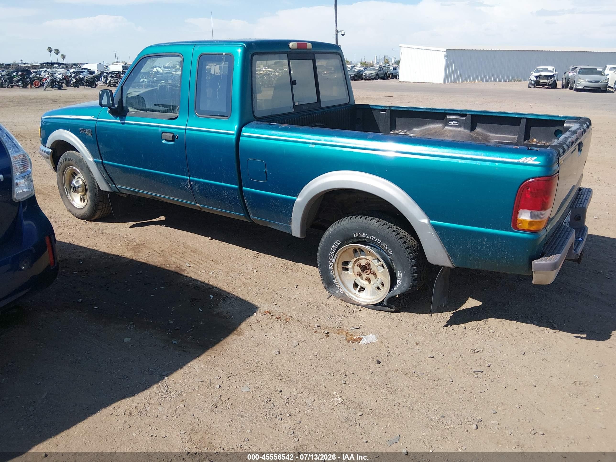 1996 Ford Ranger Super Cab Blue vin: 1FTCR15X0TPA35762