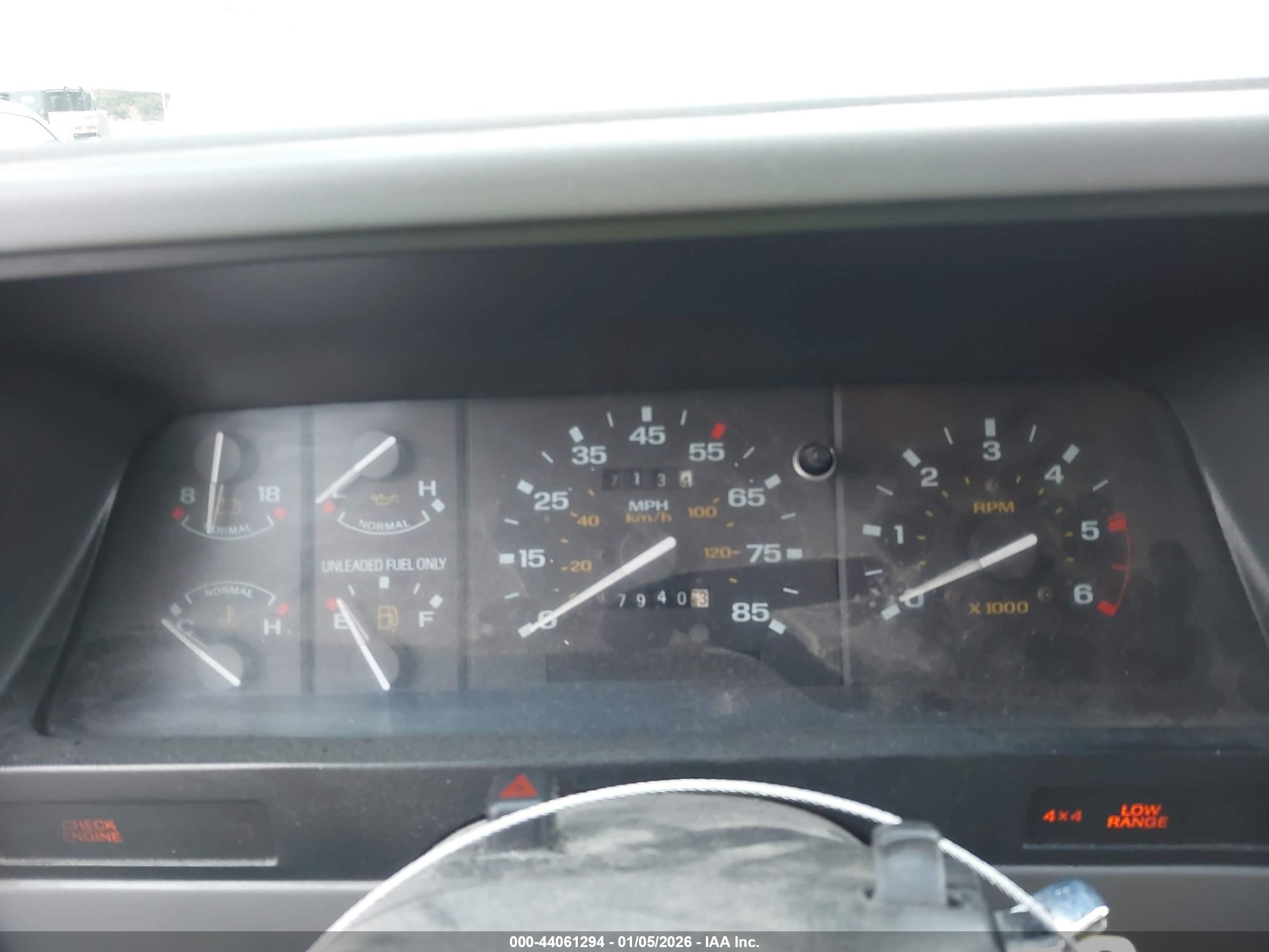 1992 Ford Ranger Super Cab Синий vin: 1FTCR15X1NPA05074