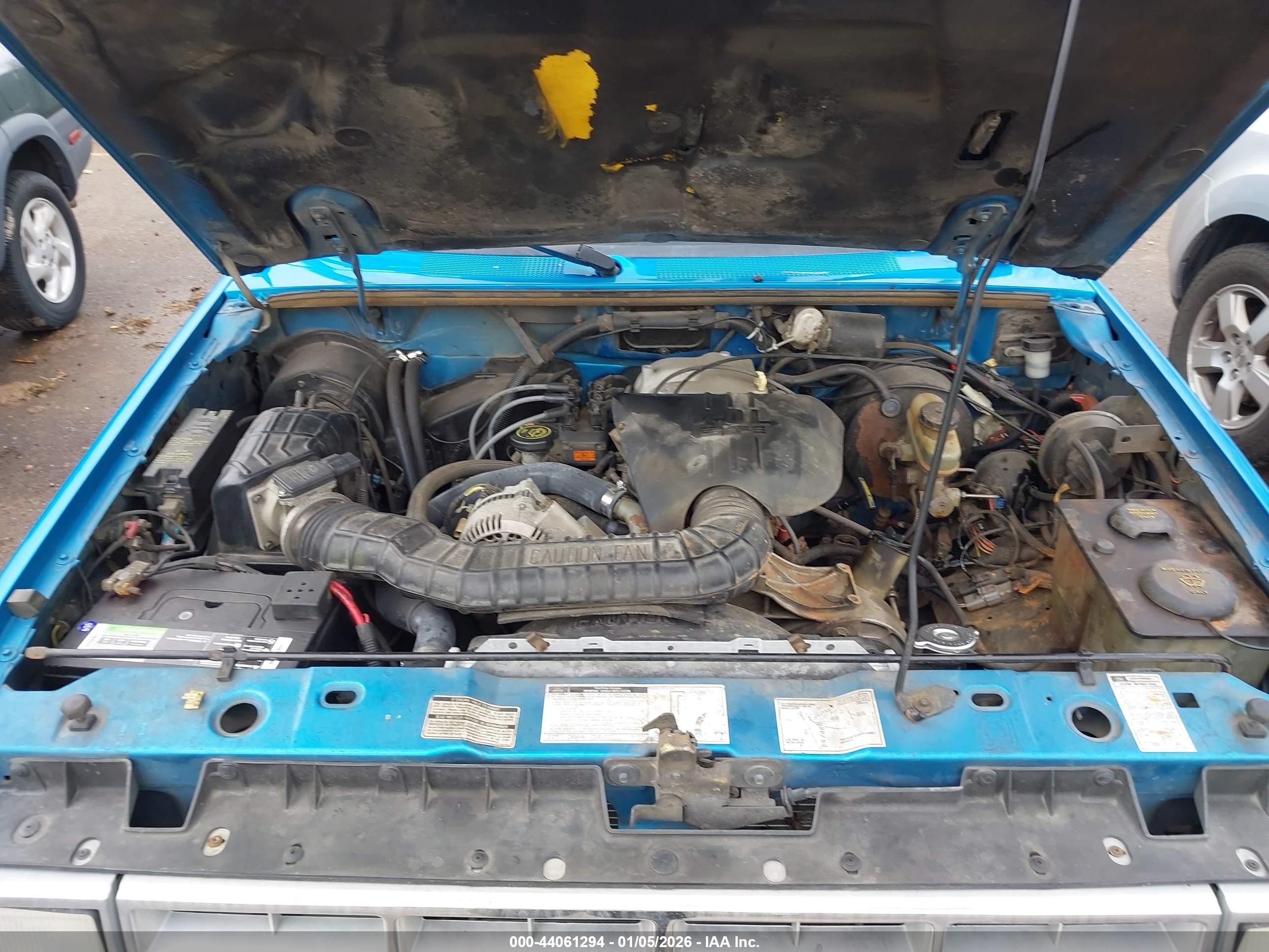1992 Ford Ranger Super Cab Синий vin: 1FTCR15X1NPA05074